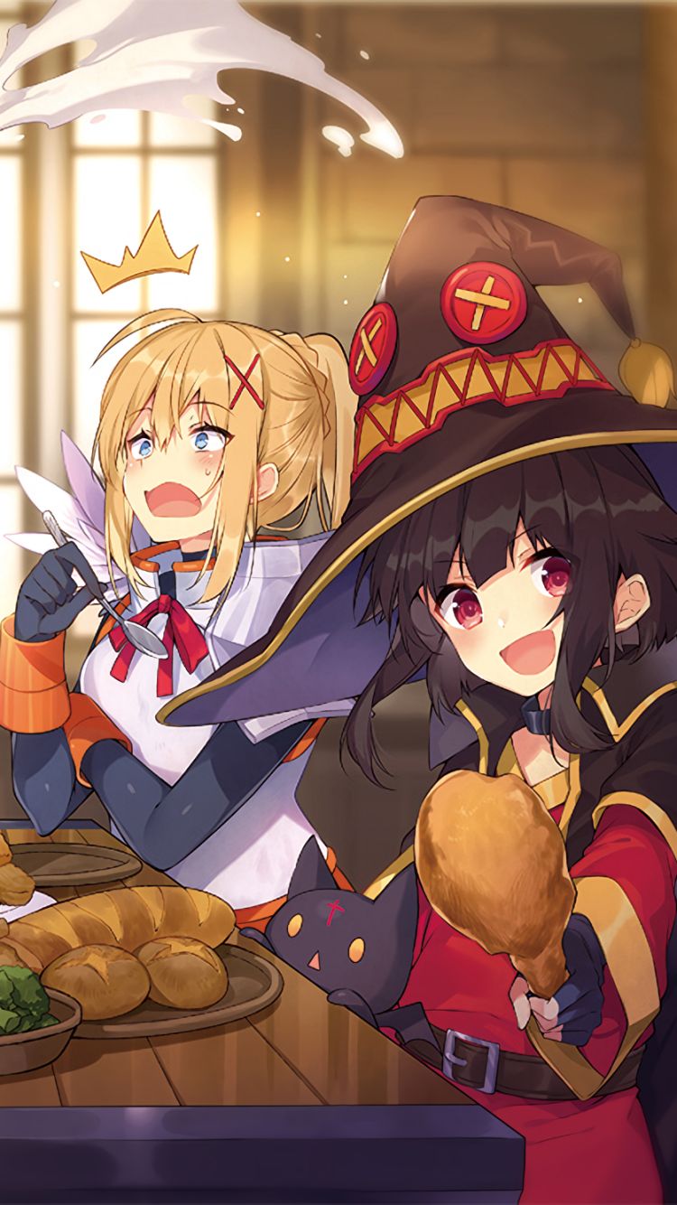 Téléchargez des papiers peints mobile Animé, Ténèbres (Konosuba), Kono Subarashii Sekai Ni Shukufuku O!, Megumin (Konosuba) gratuitement.