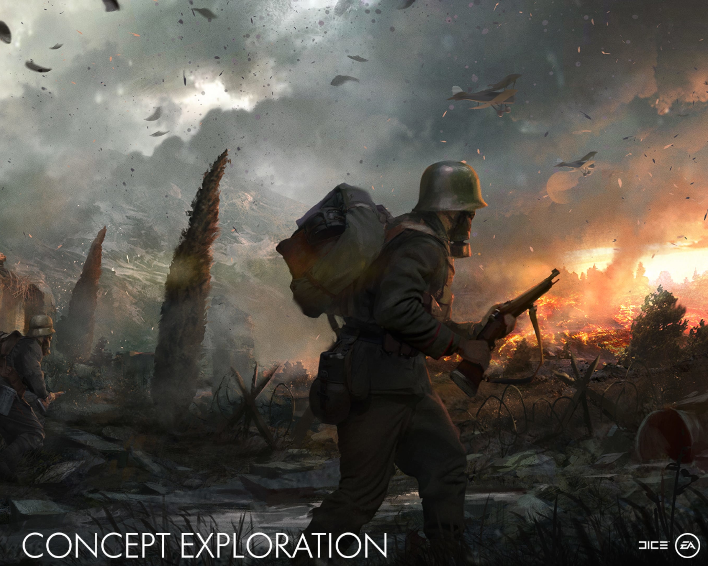 Baixe gratuitamente a imagem Campo De Batalha, Videogame, Primeira Guerra Mundial, Battlefield 1 na área de trabalho do seu PC