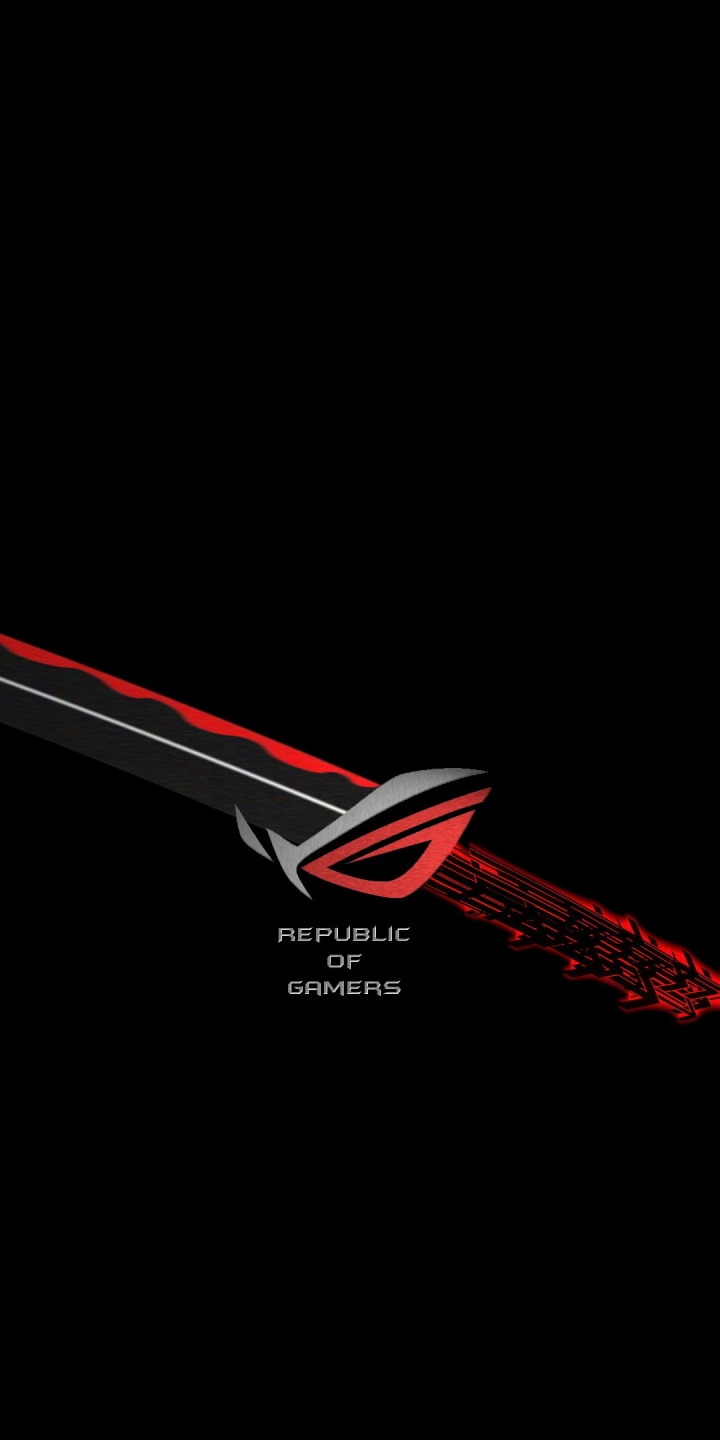 Download mobile wallpaper Technology, Sword, Asus Rog, Asus, Republic Of Gamers for free.