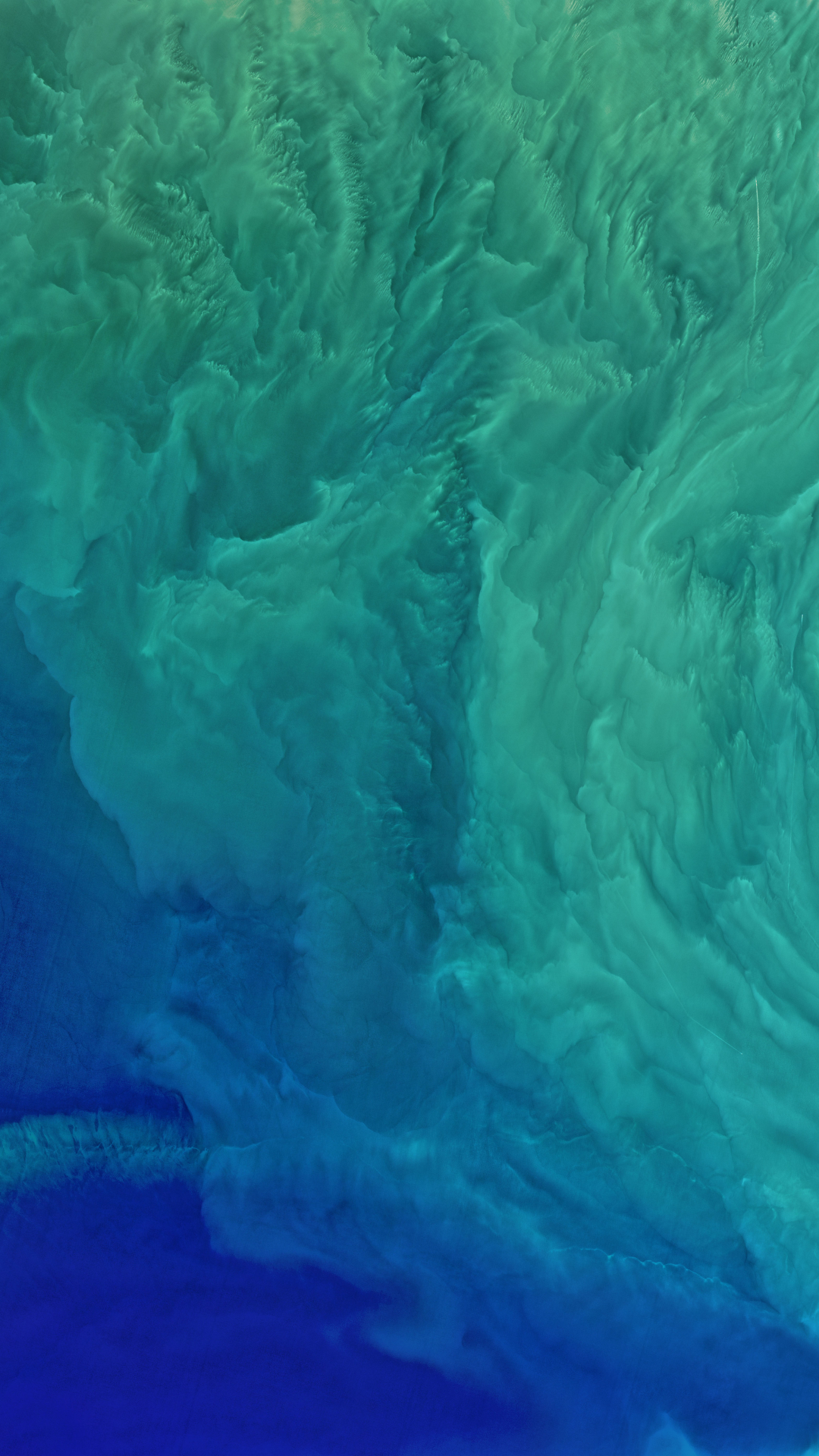 Download mobile wallpaper Ocean, Earth, Aerial, From Space for free.