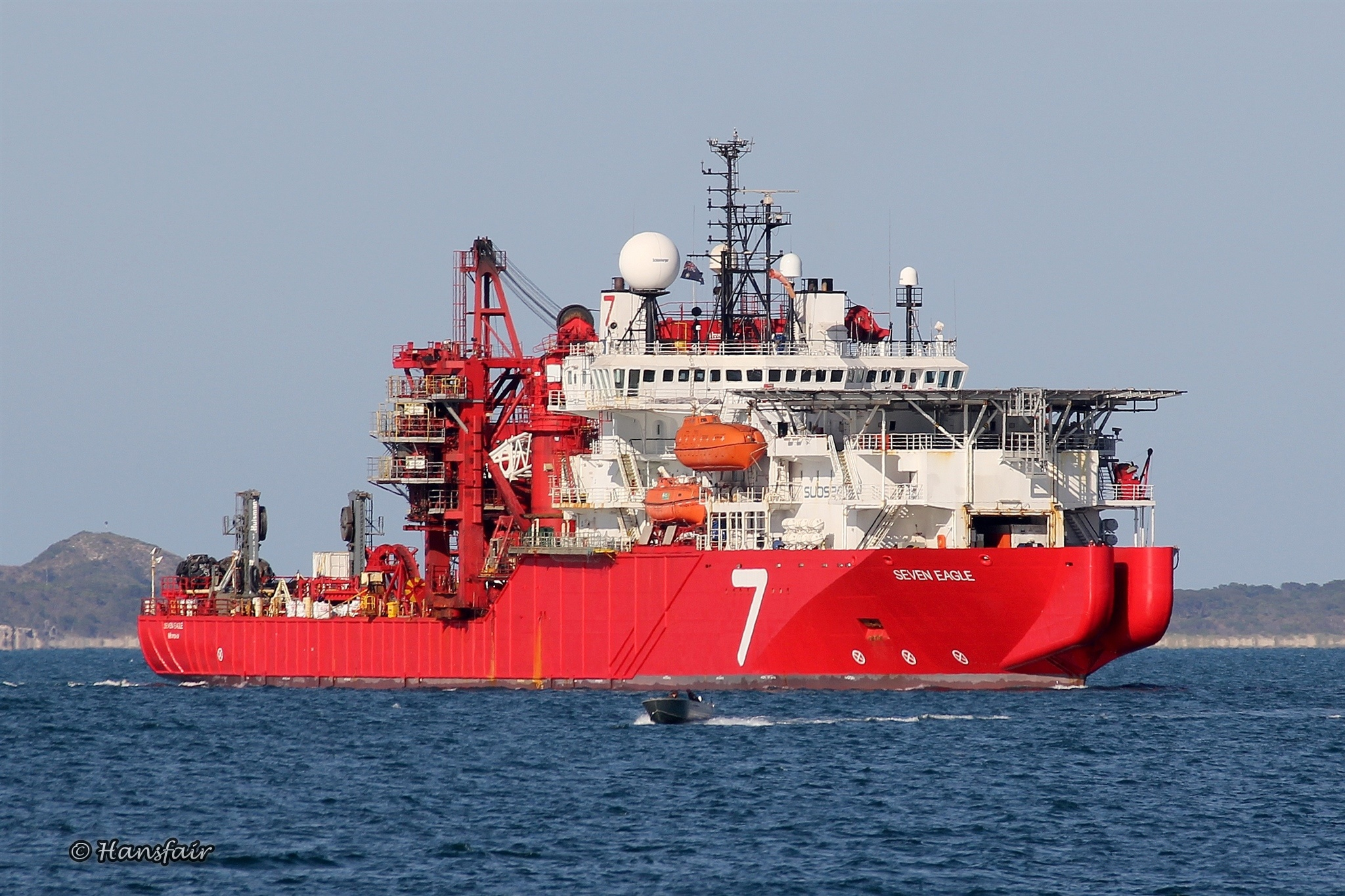 vehicles, offshore support vessel, seven eagle, ship