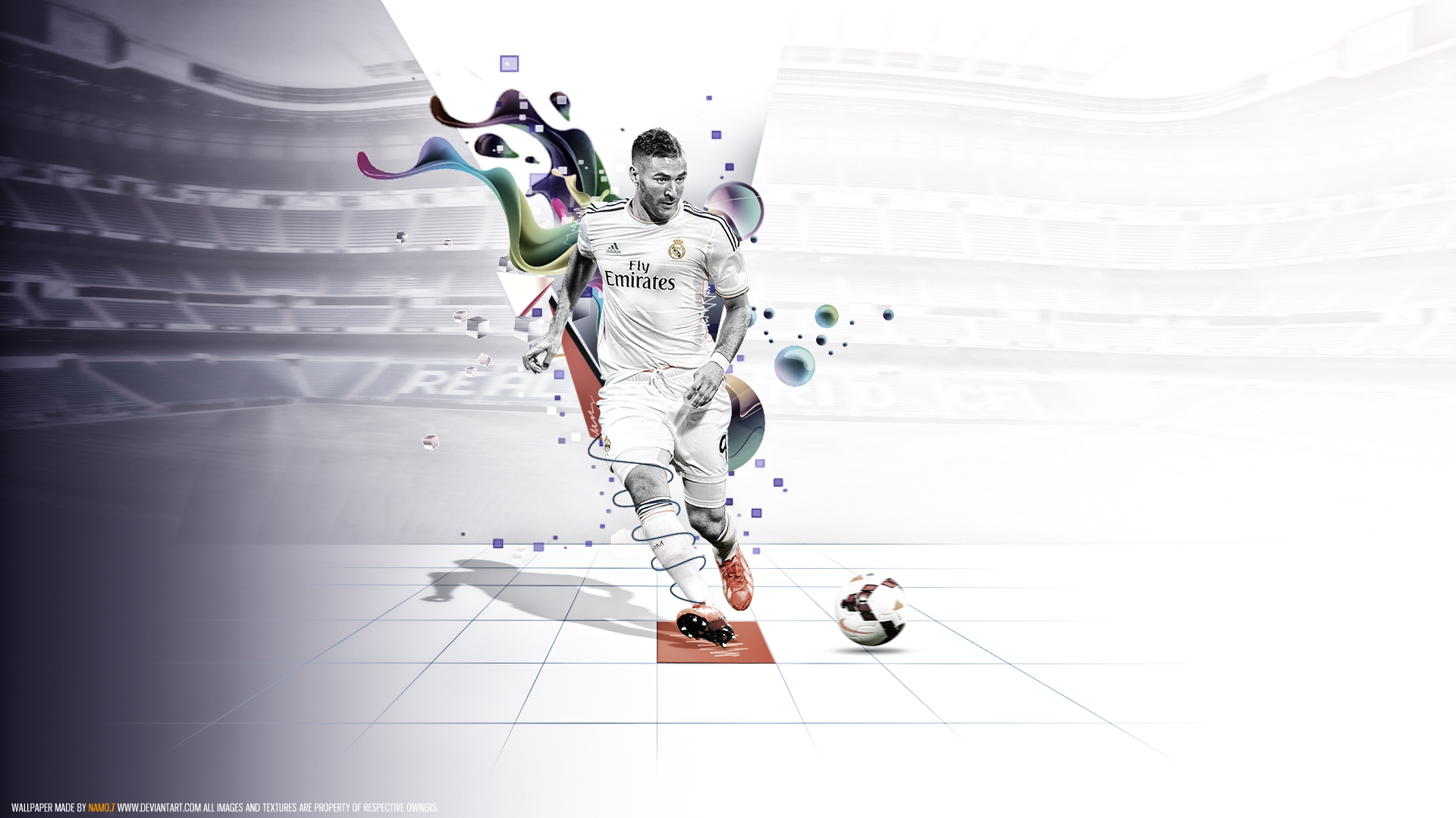 Download mobile wallpaper Sports, Soccer, French, Real Madrid C F, Karim Benzema for free.