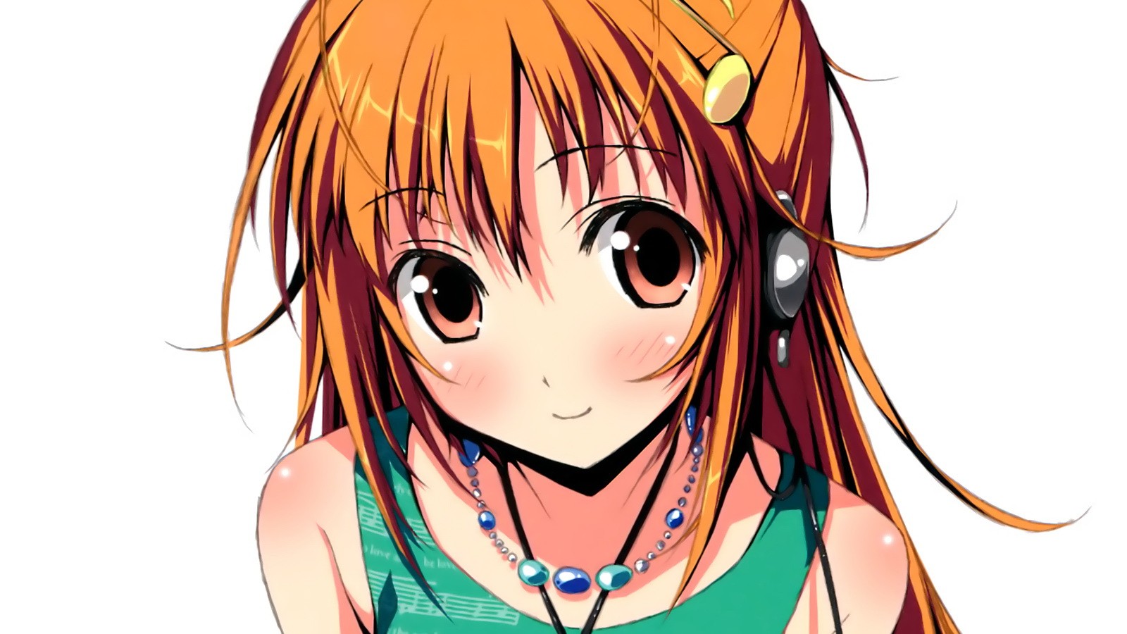 Laden Sie das Kopfhörer, Frauen, Animes, 5 Nenme No Houkago-Bild kostenlos auf Ihren PC-Desktop herunter