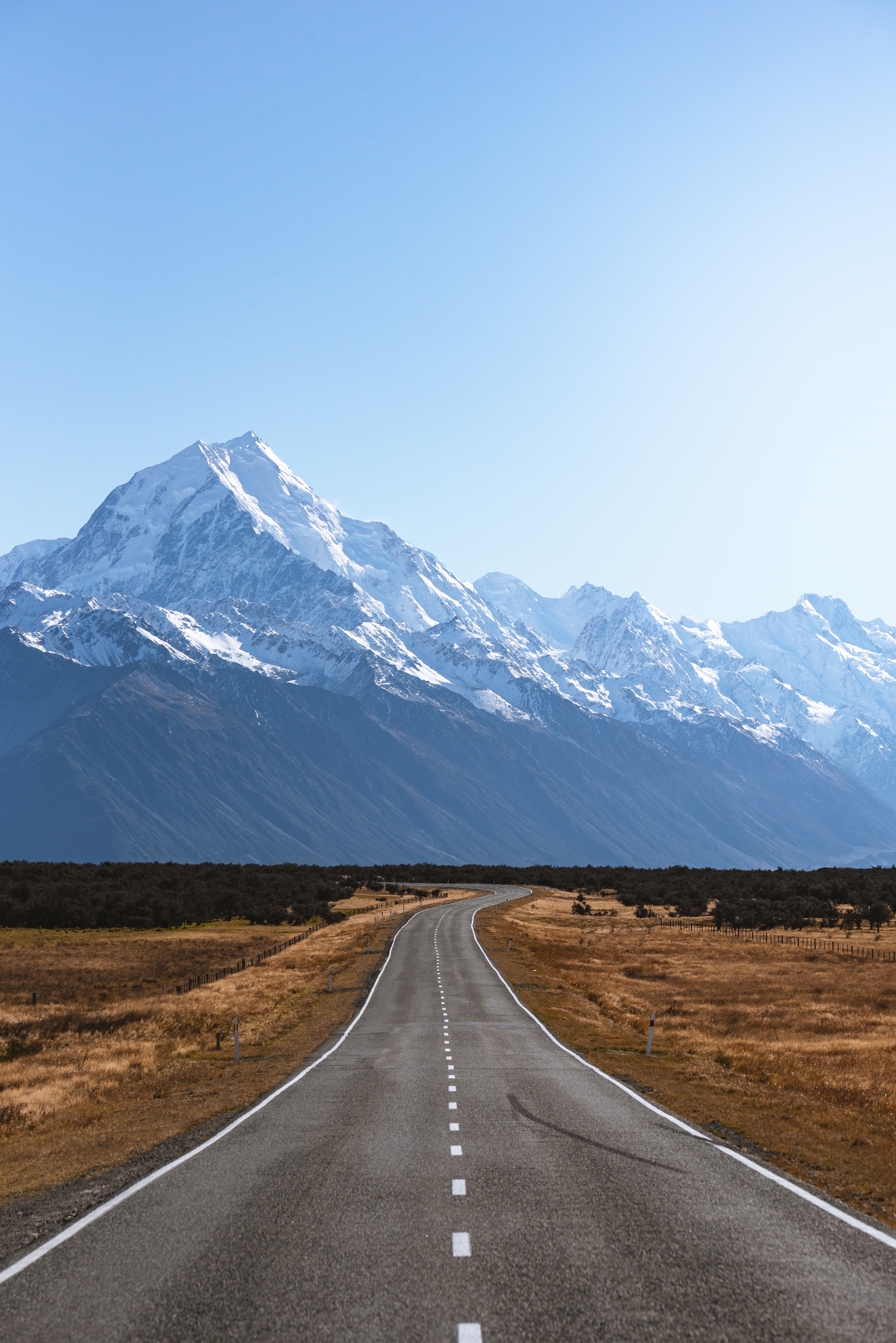 new zealand, markup, nature, mountains, road, mountain cook, mount cook