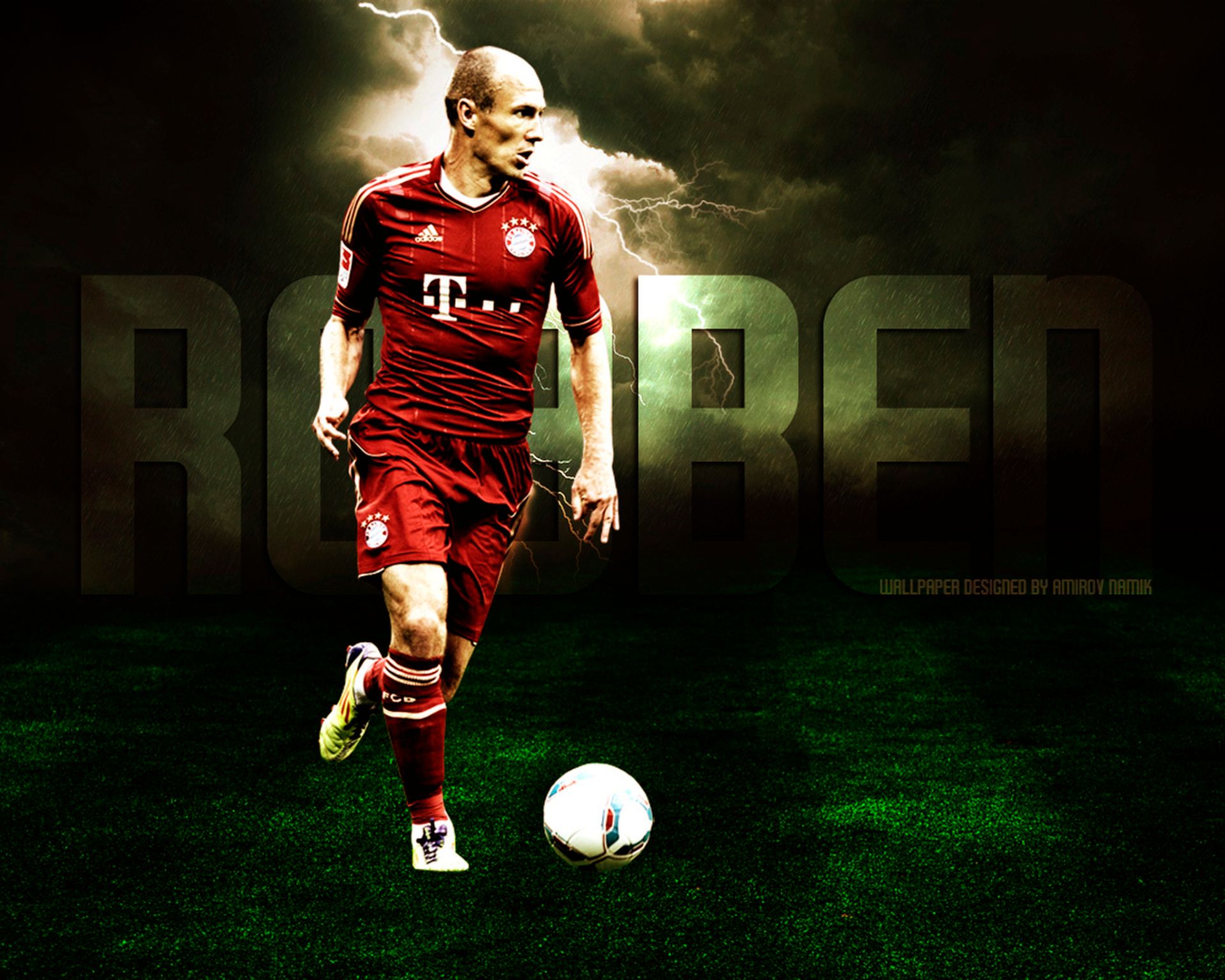Descarga gratis la imagen Fútbol, Fc Bayern Múnich, Deporte, Arjen Robben en el escritorio de tu PC
