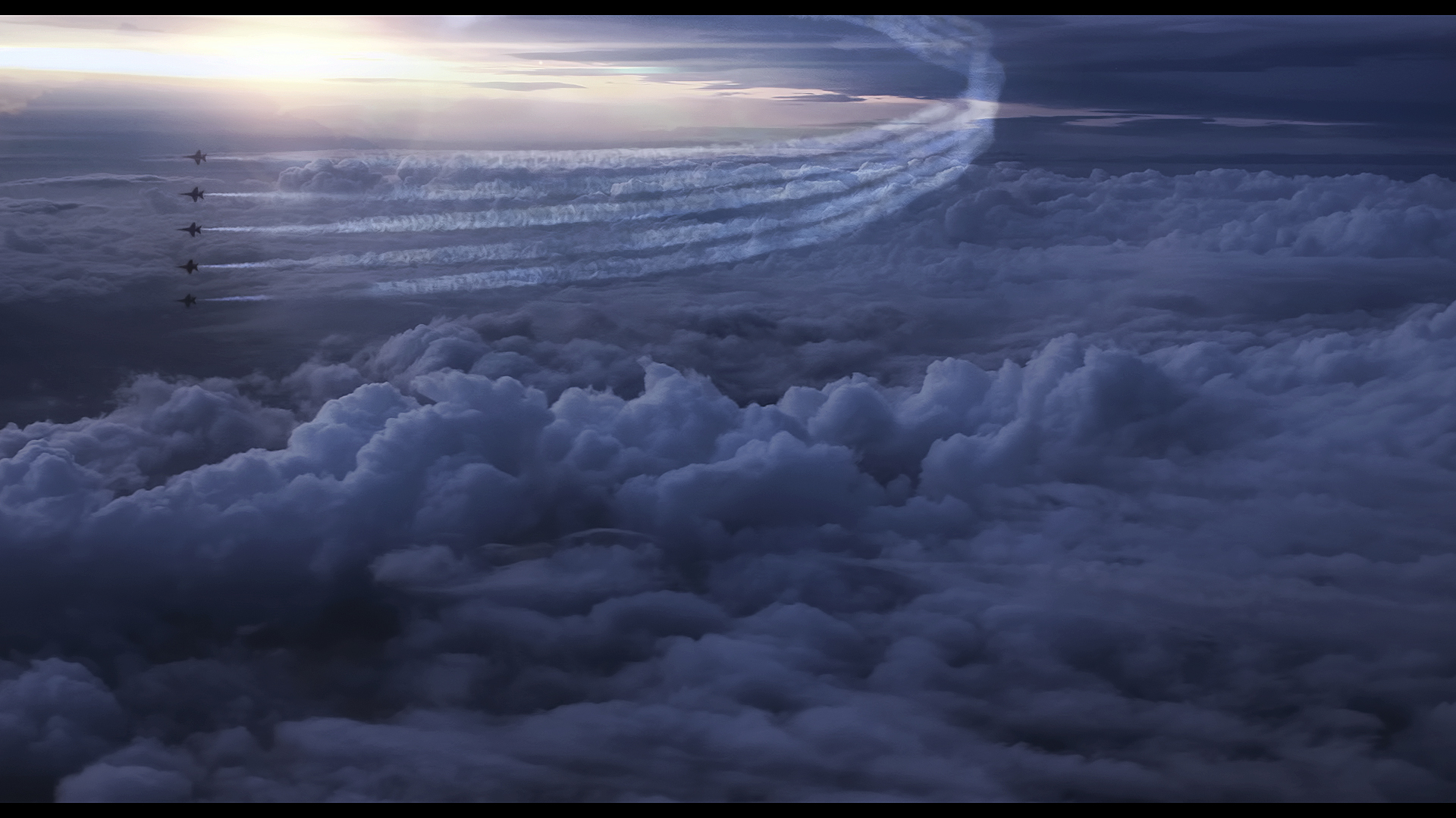 270805 завантажити картинку військовий, авіашоу, хмара, літати, мальовничий, небо, військова авіація - шпалери і заставки безкоштовно