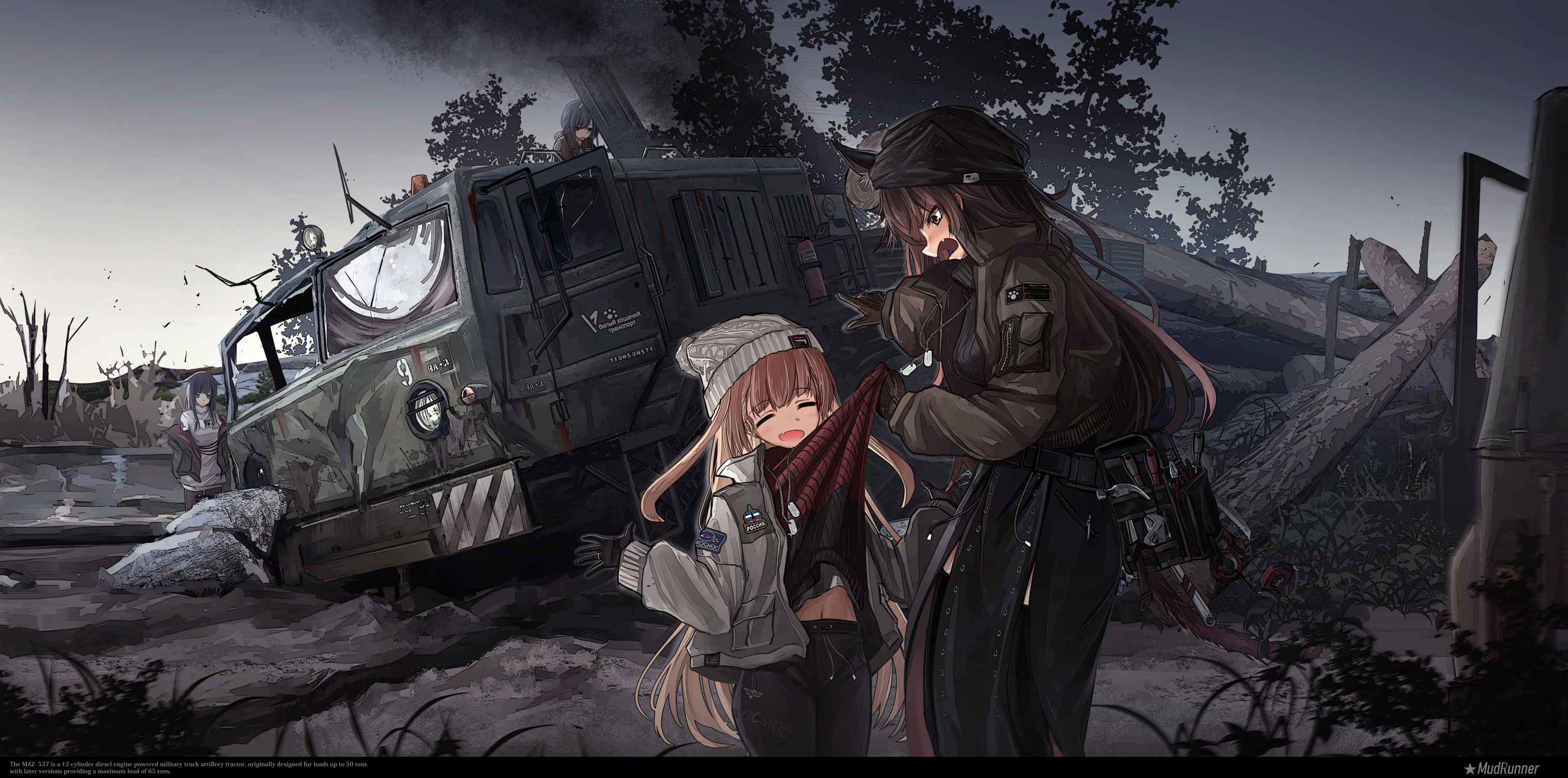 Download mobile wallpaper Anime, Military, Long Hair for free.