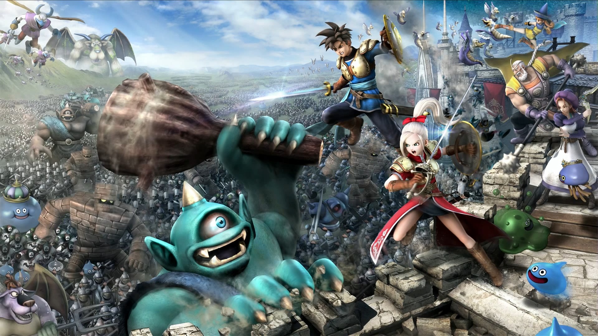 Laden Sie Dragon Quest Helden HD-Desktop-Hintergründe herunter