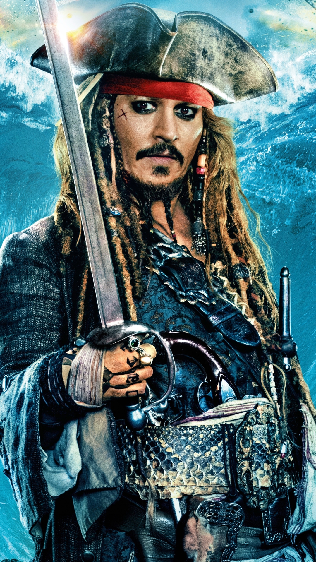 Handy-Wallpaper Johnny Depp, Filme, Jack Sparrow, Pirates Of The Caribbean: Salazars Rache kostenlos herunterladen.