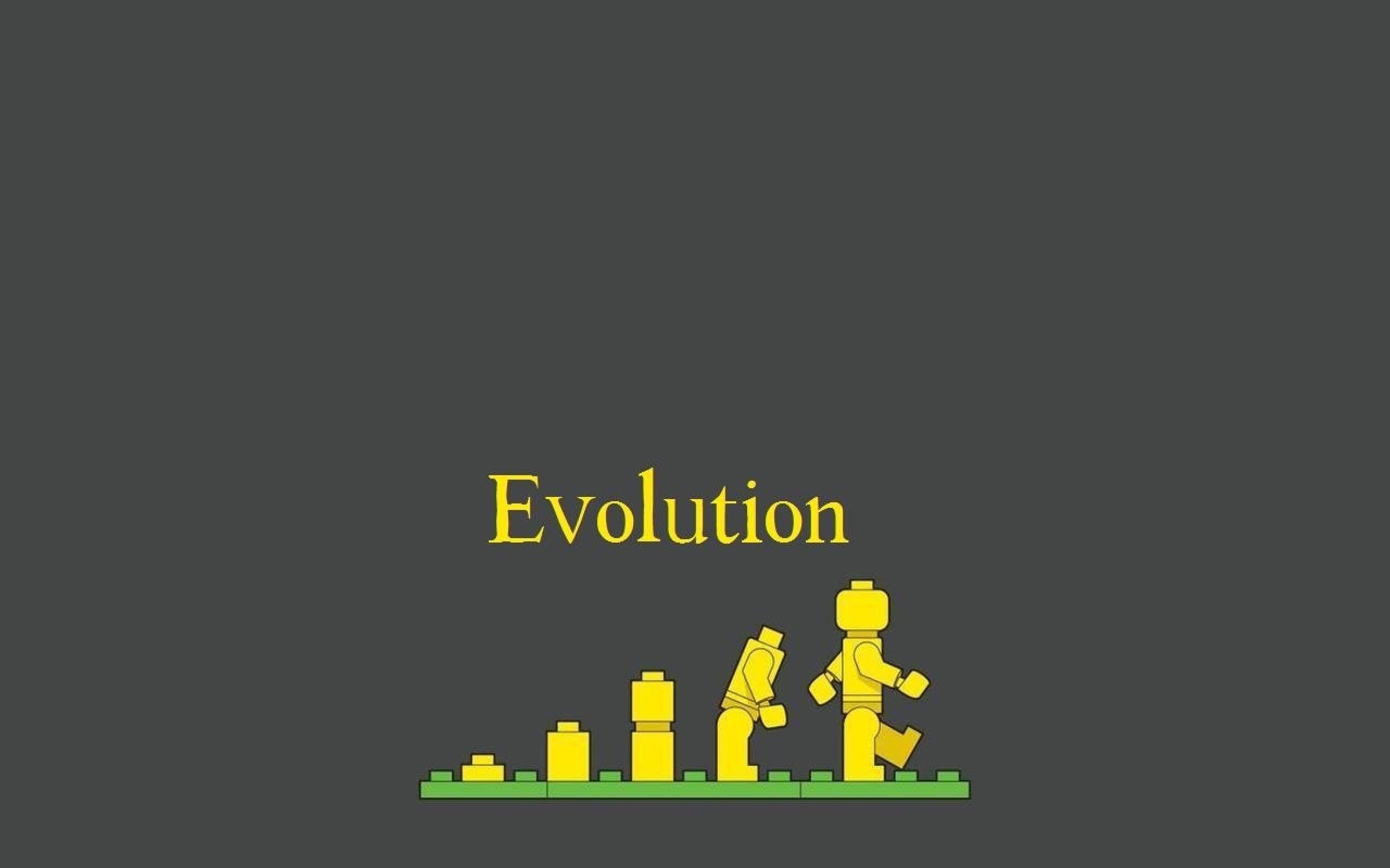 Скачать обои Лего Эволюция на телефон бесплатно