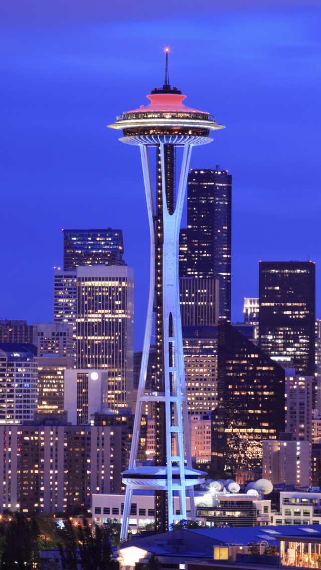 Handy-Wallpaper Städte, Seattle, Menschengemacht, Weltraumnadel kostenlos herunterladen.