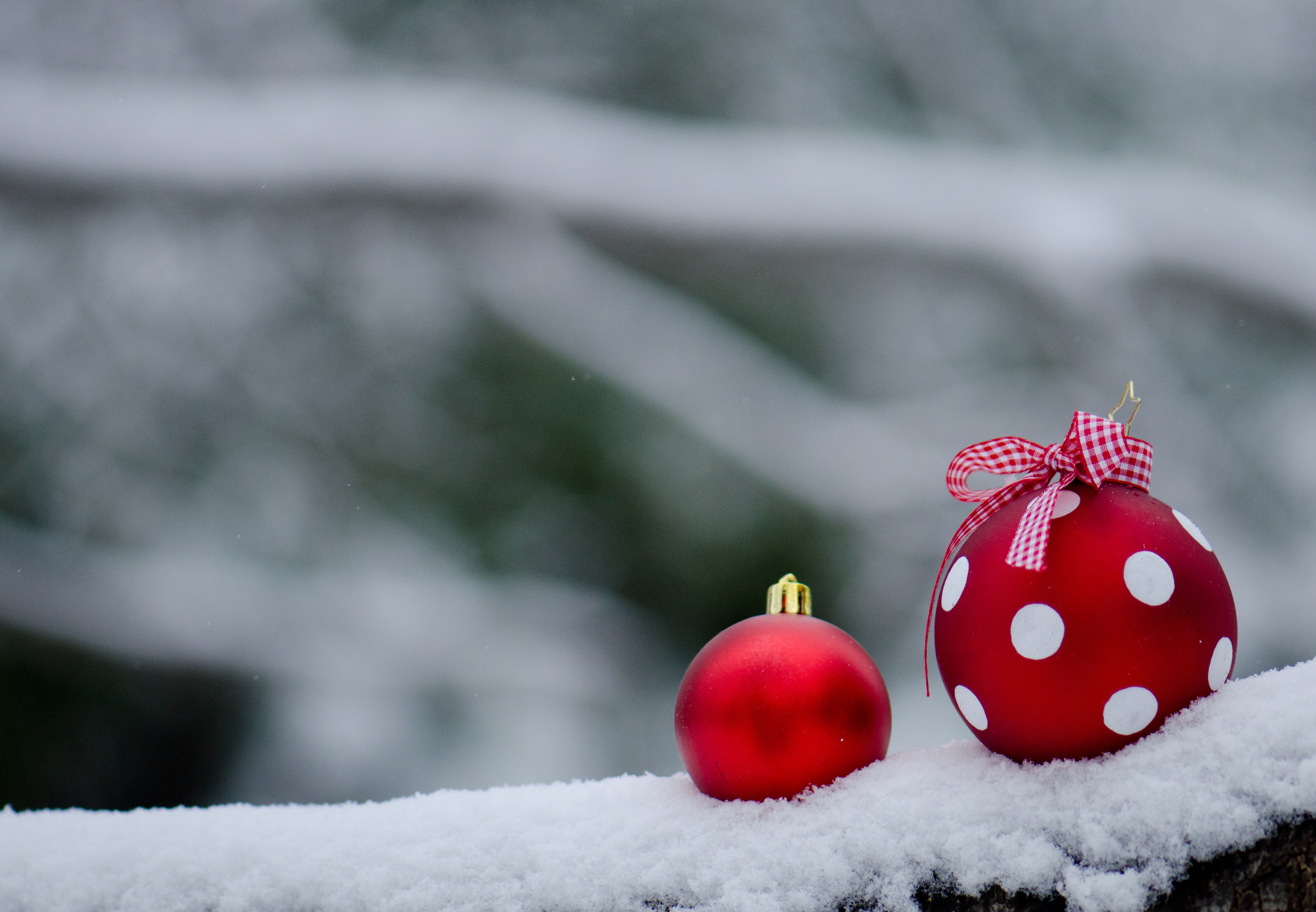 Скачать обои бесплатно Снег, Рождество, Рождественские Украшения, Праздничные, Безделушка картинка на рабочий стол ПК
