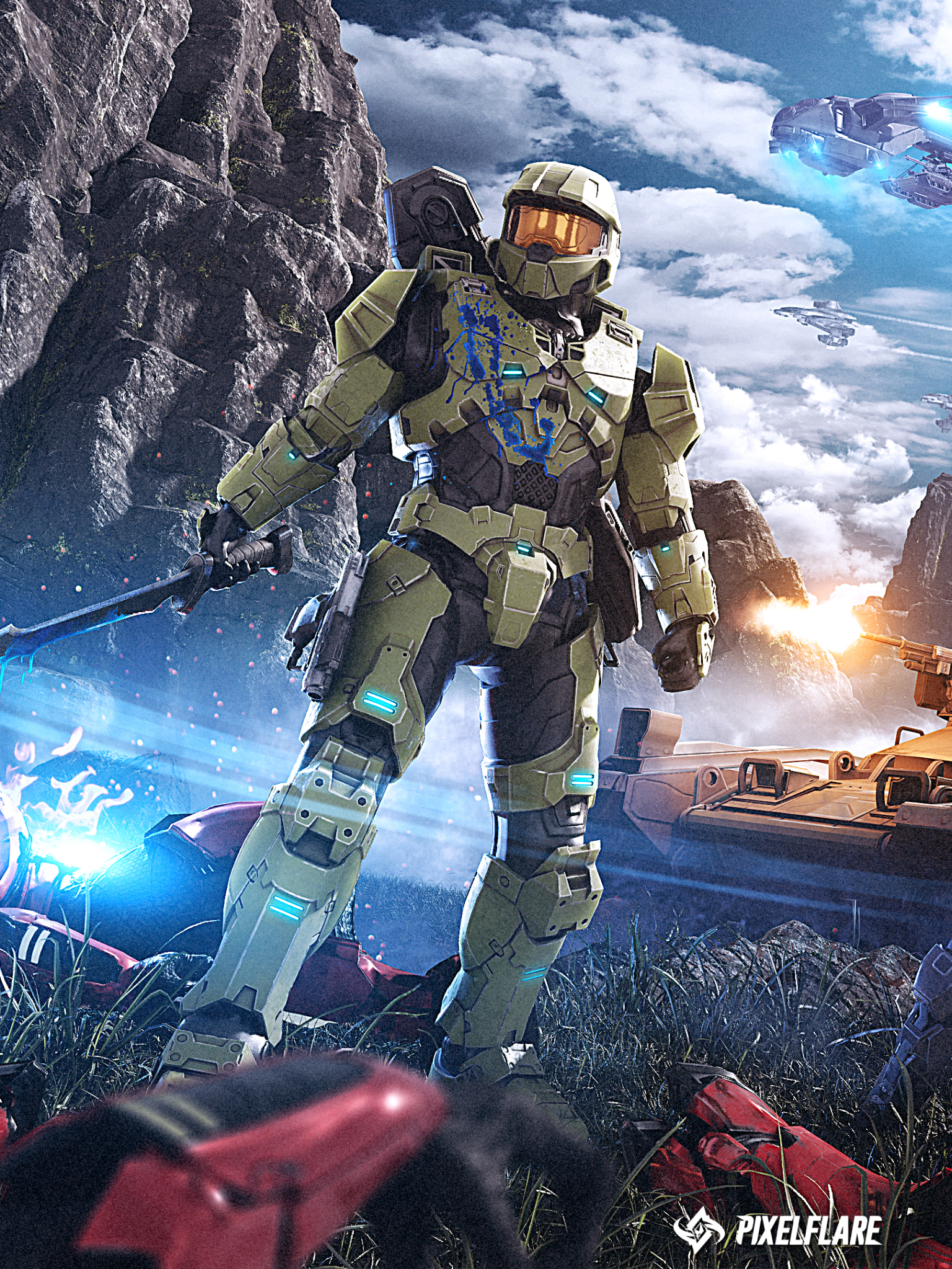 Download mobile wallpaper Halo, Video Game, Master Chief for free.