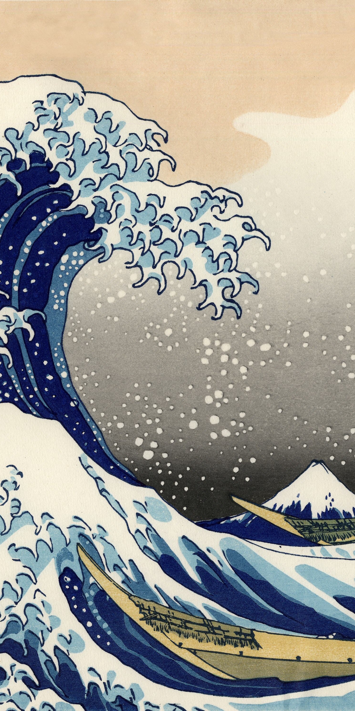 無料モバイル壁紙波, 芸術的, 神奈川沖浪裏をダウンロードします。
