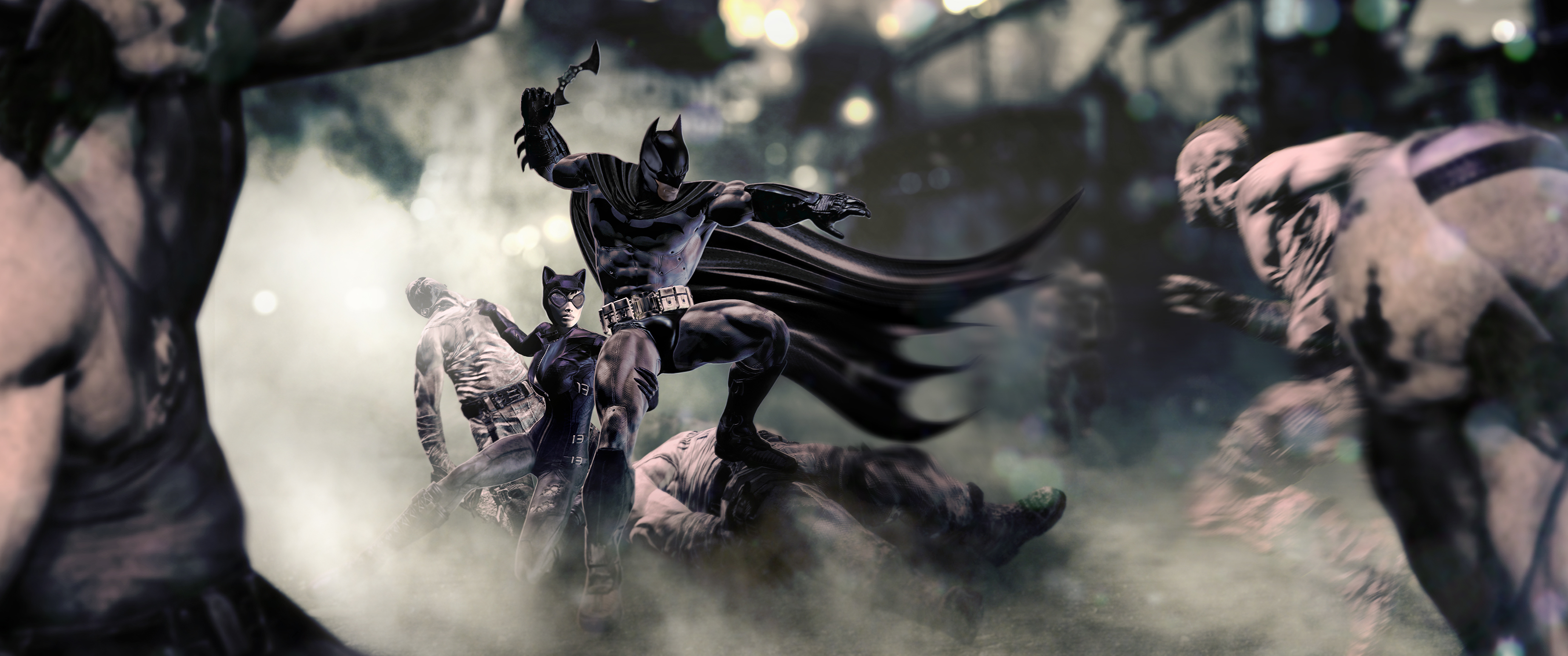 Descarga gratuita de fondo de pantalla para móvil de Videojuego, Hombre Murciélago, Gatúbela, Batman: Arkham City.