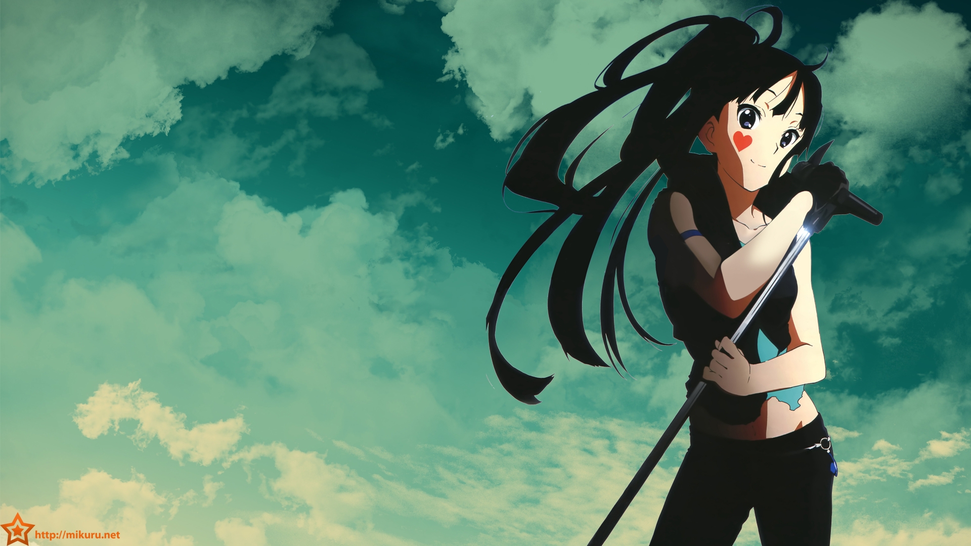 Laden Sie das Himmel, Animes, Mio Akiyama, K On!-Bild kostenlos auf Ihren PC-Desktop herunter