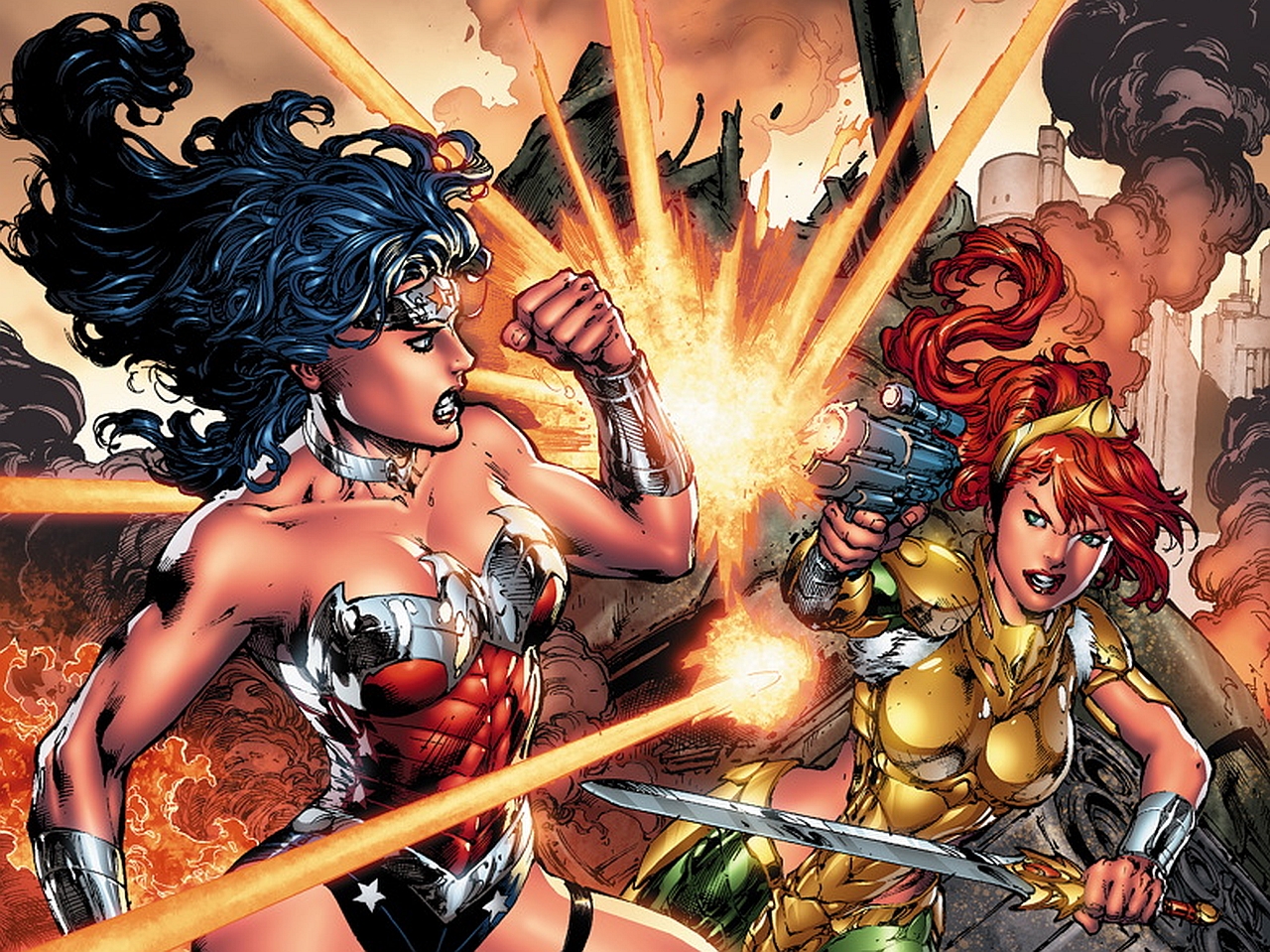 Handy-Wallpaper Comics, Dc Comics, Wonderwoman kostenlos herunterladen.