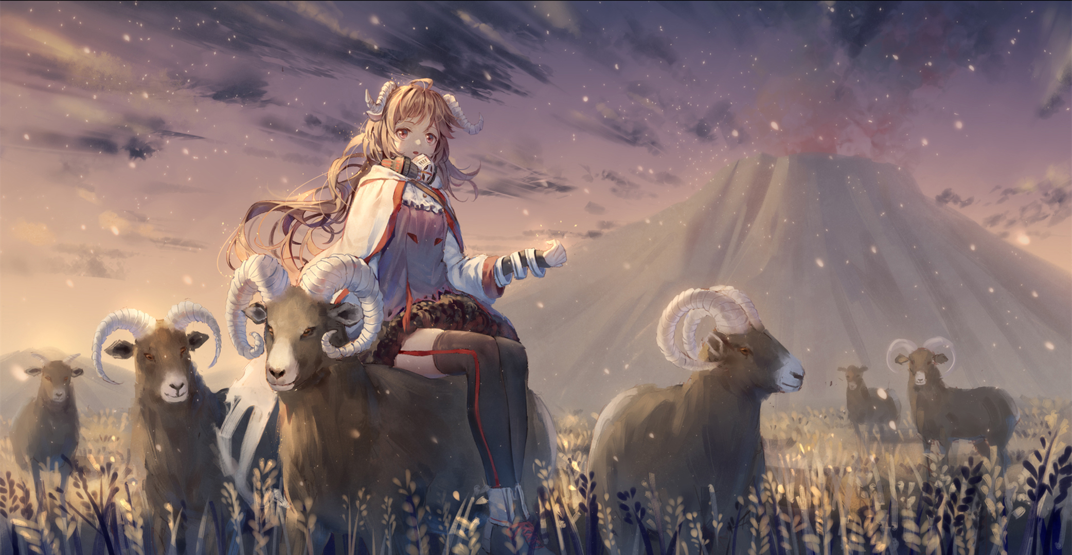 Free download wallpaper Anime, Landscape, Original on your PC desktop