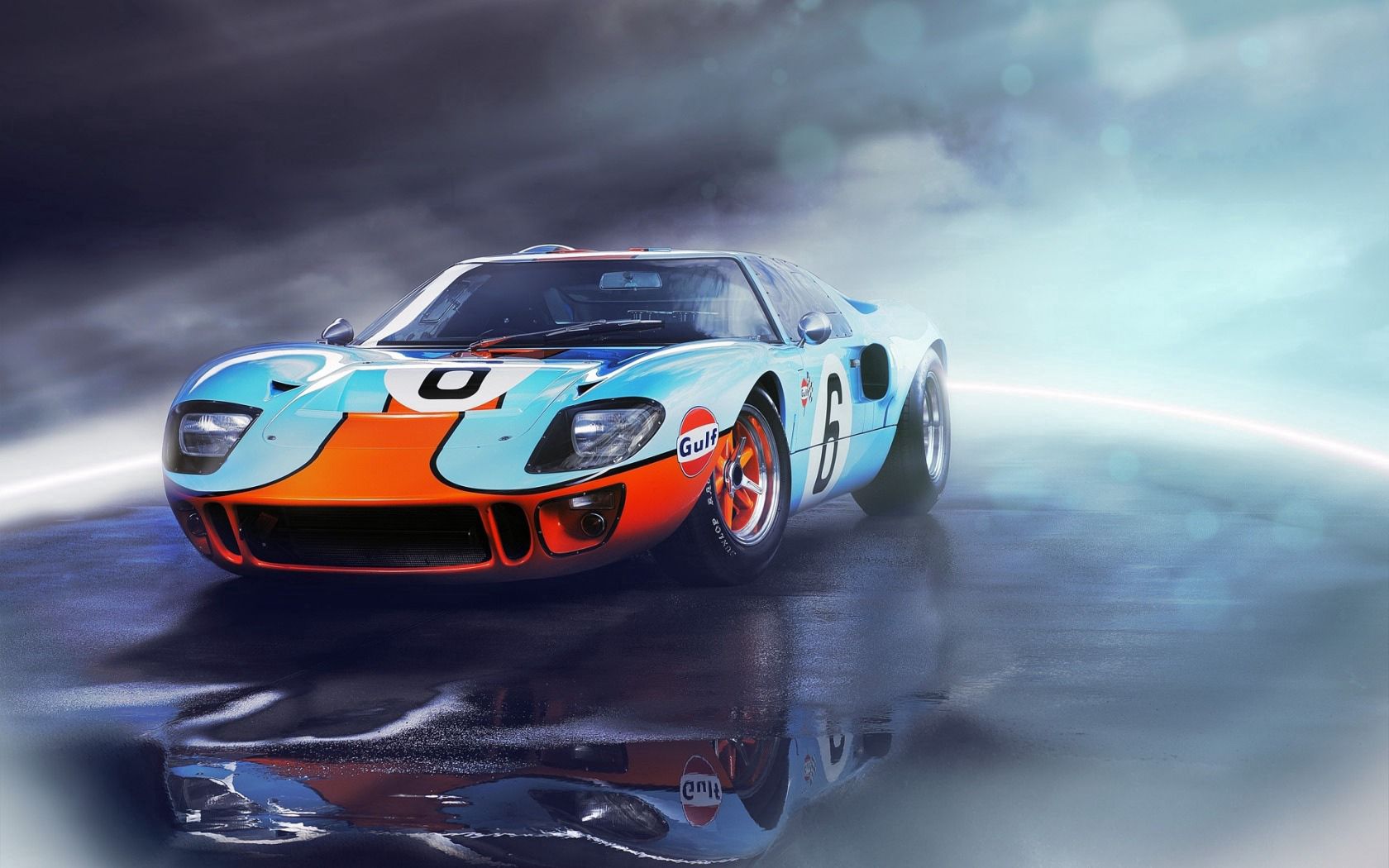 Download PC Wallpaper sports, ford, cars, front view, sports car, gt40