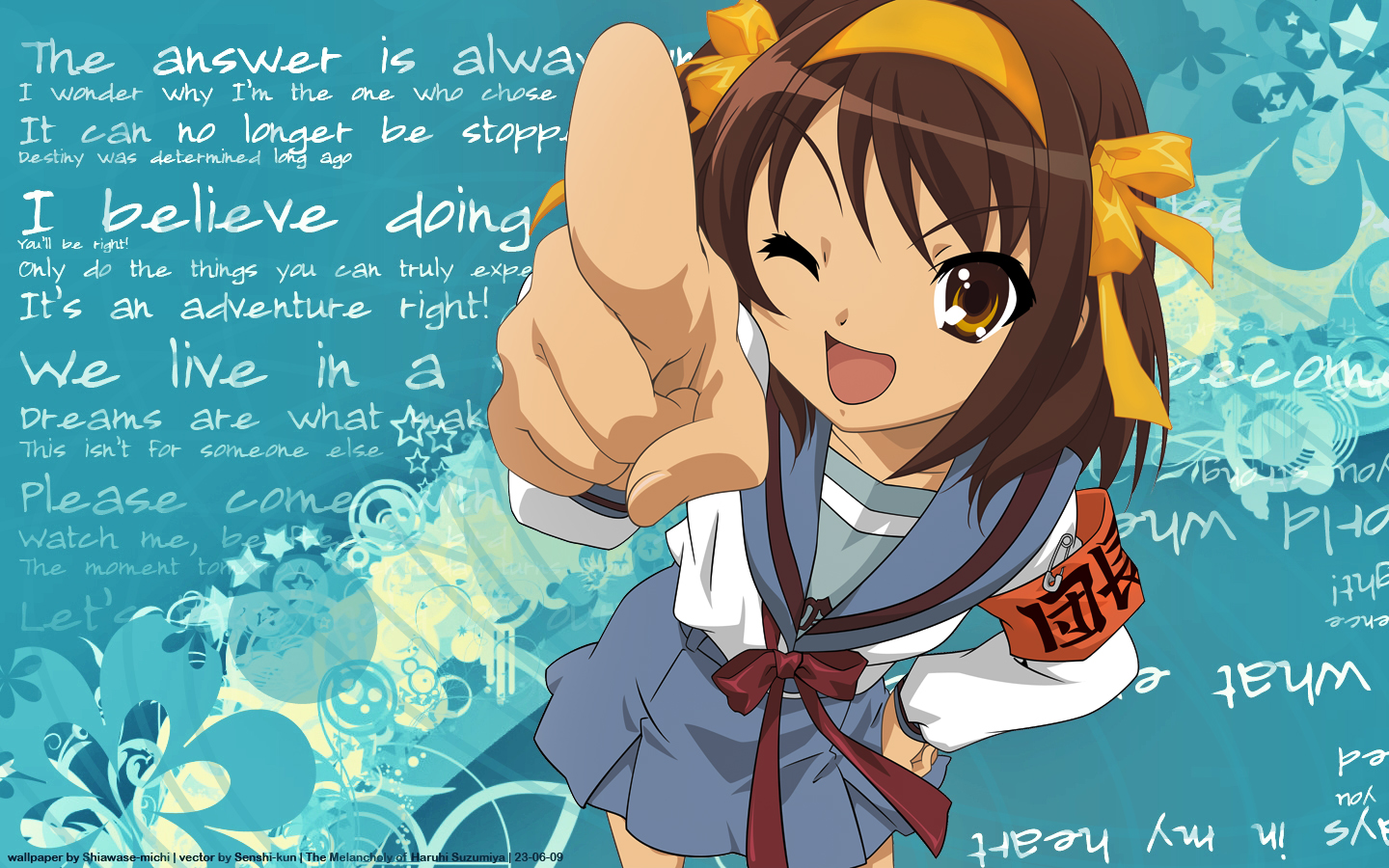 Free download wallpaper Anime, Haruhi Suzumiya, The Melancholy Of Haruhi Suzumiya on your PC desktop