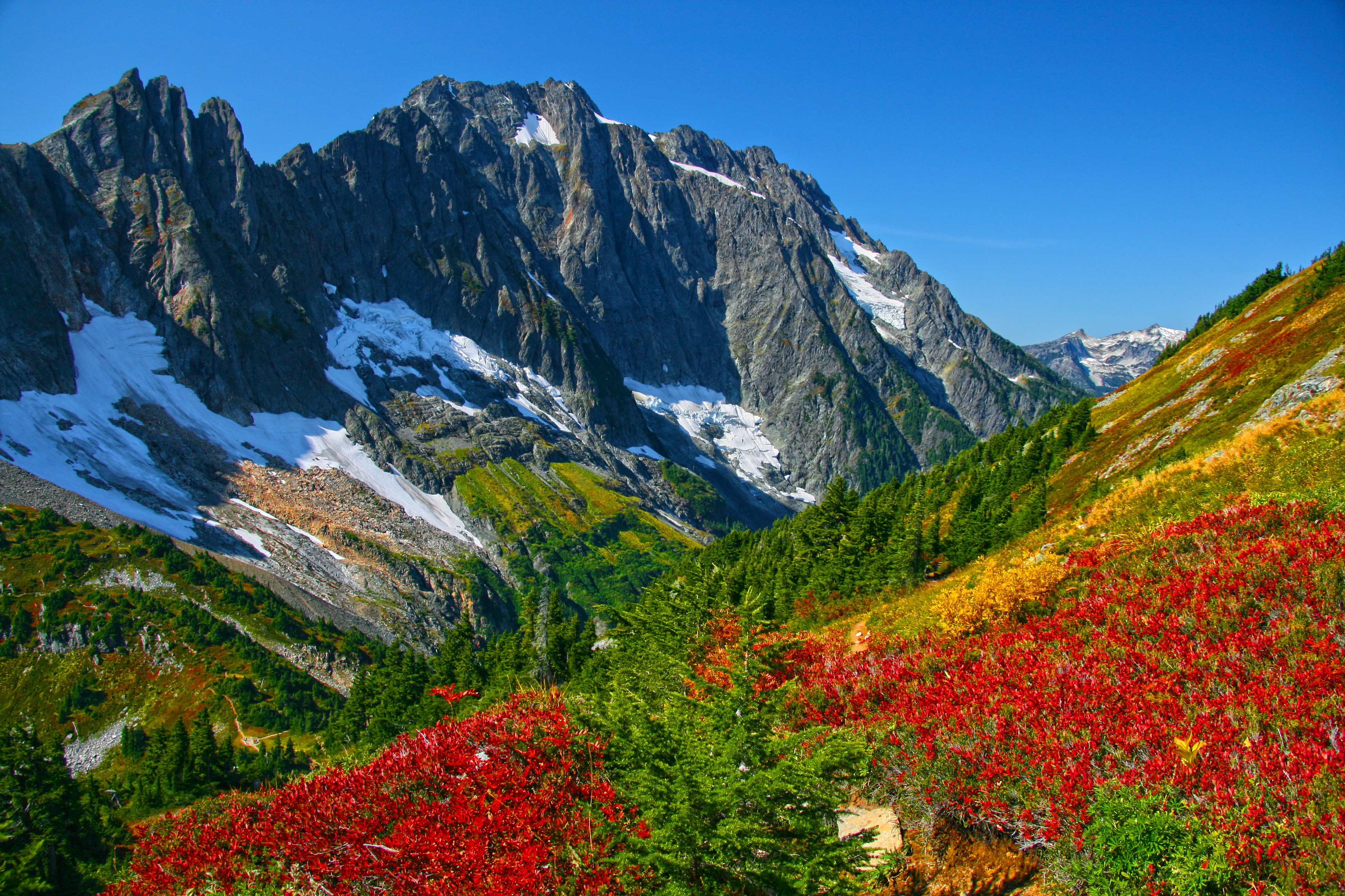 無料モバイル壁紙風景, 木, 秋, 山, 地球, 山岳をダウンロードします。