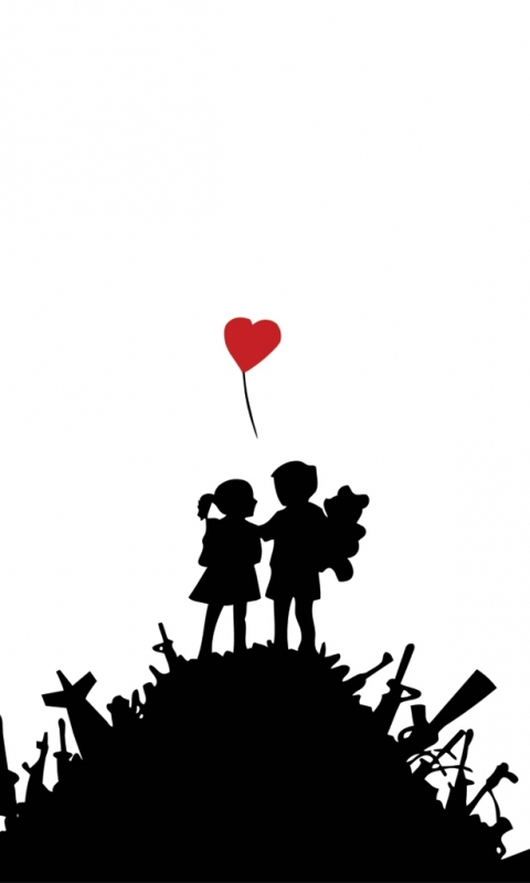 Download mobile wallpaper Love, Artistic, Child for free.