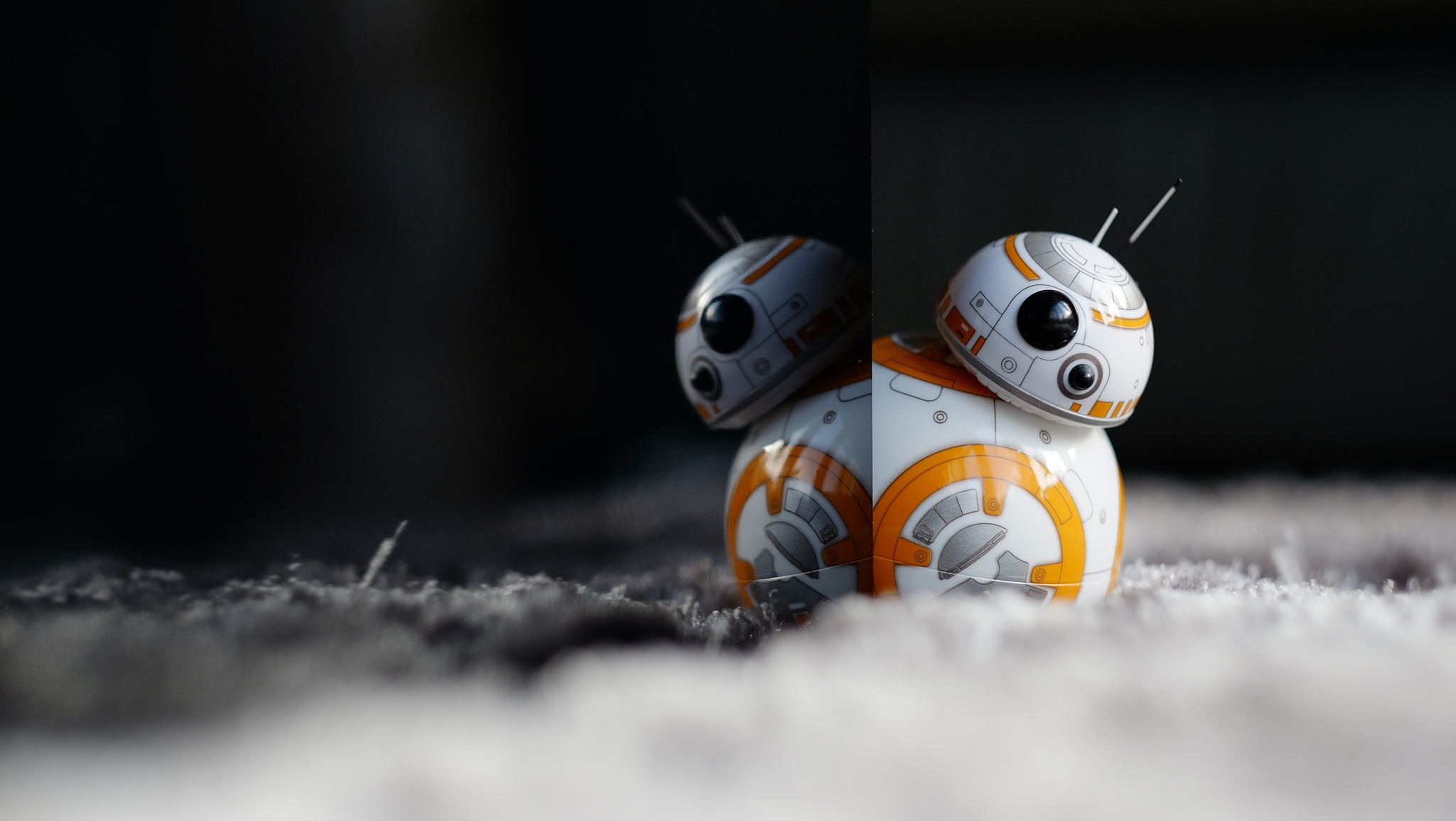 man made, toy, bb 8, droid, reflection, star wars