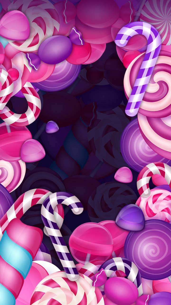 Download mobile wallpaper Food, Colors, Lollipop, Candy, Candy Cane for free.