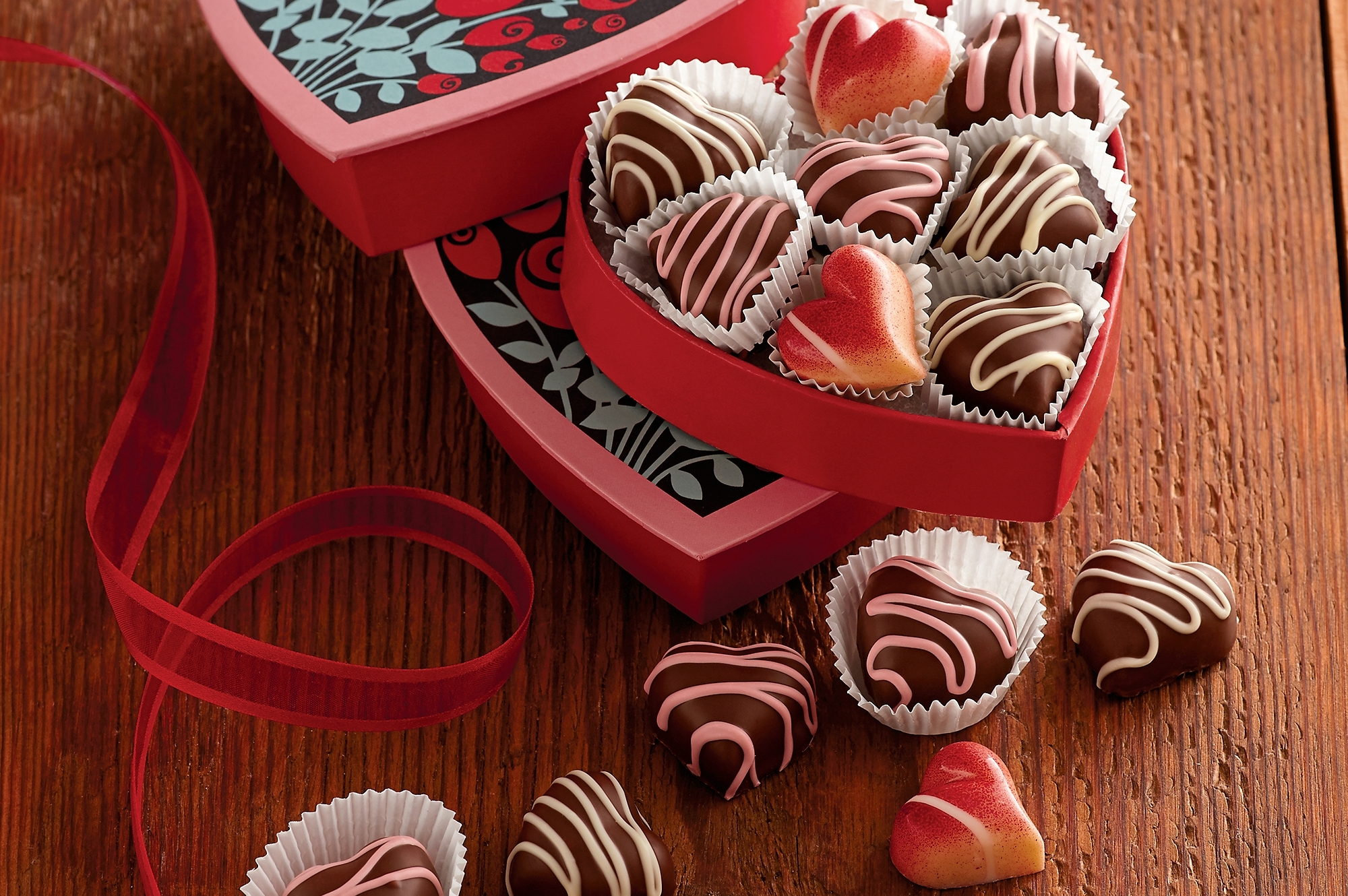Téléchargez gratuitement l'image Chocolat, Saint Valentin, Vacances, En Forme De Coeur sur le bureau de votre PC