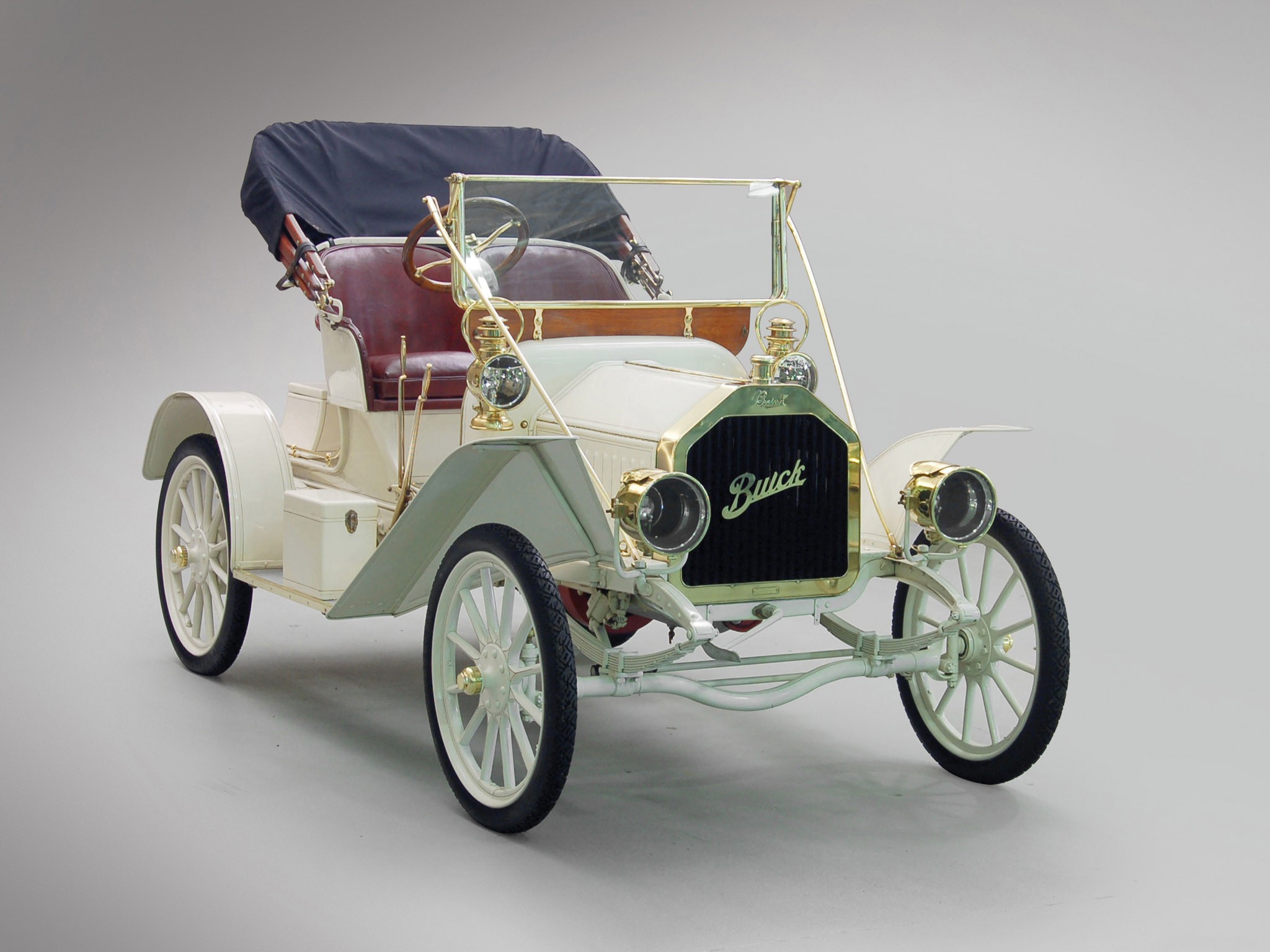 Los mejores fondos de pantalla de 1908 Buick Modelo 10 Touring Runabout para la pantalla del teléfono