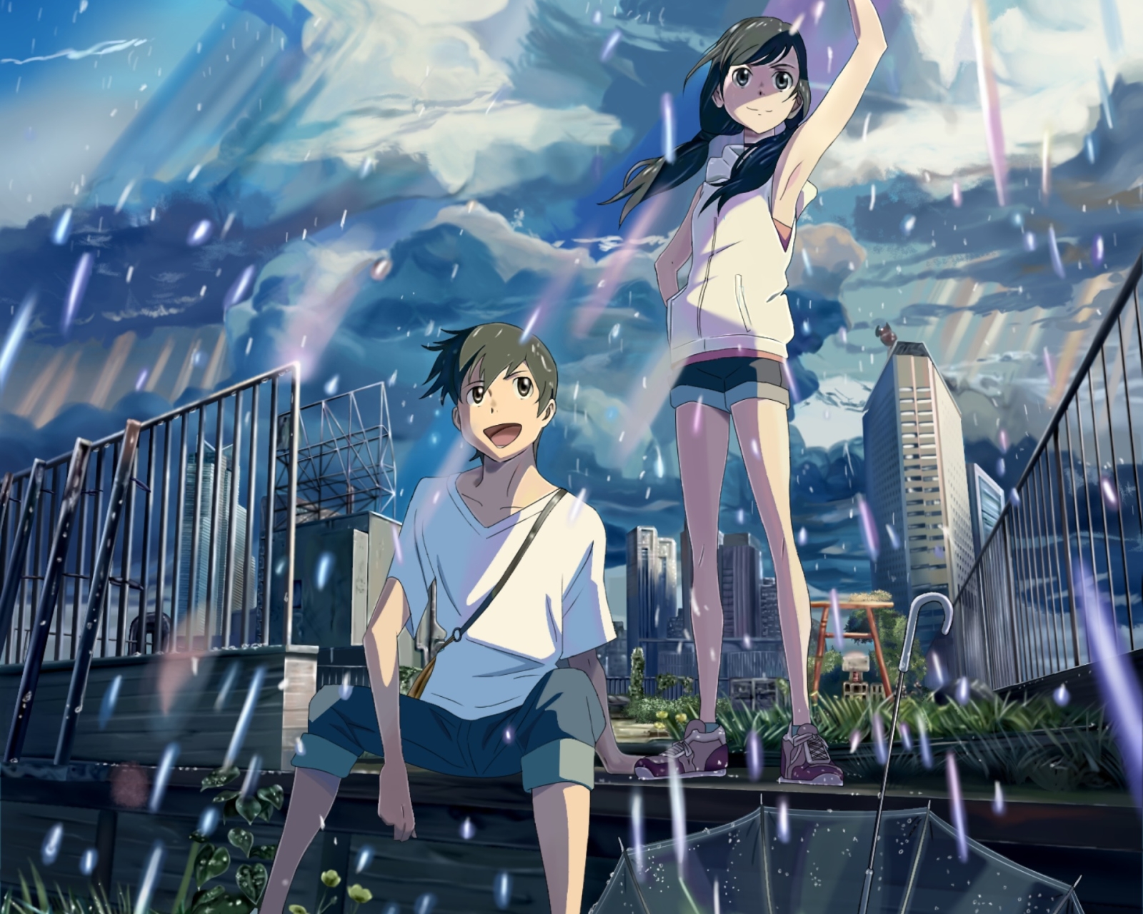 Free download wallpaper Anime, Weathering With You, Hina Amano, Hodaka Morishima on your PC desktop