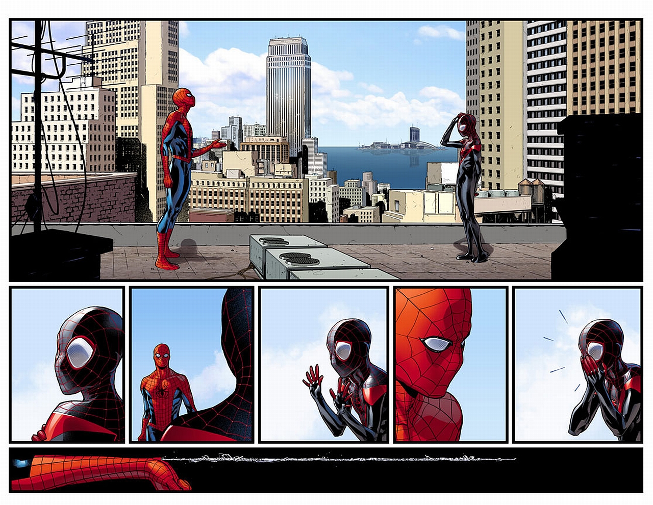 Handy-Wallpaper Comics, Spider Man kostenlos herunterladen.