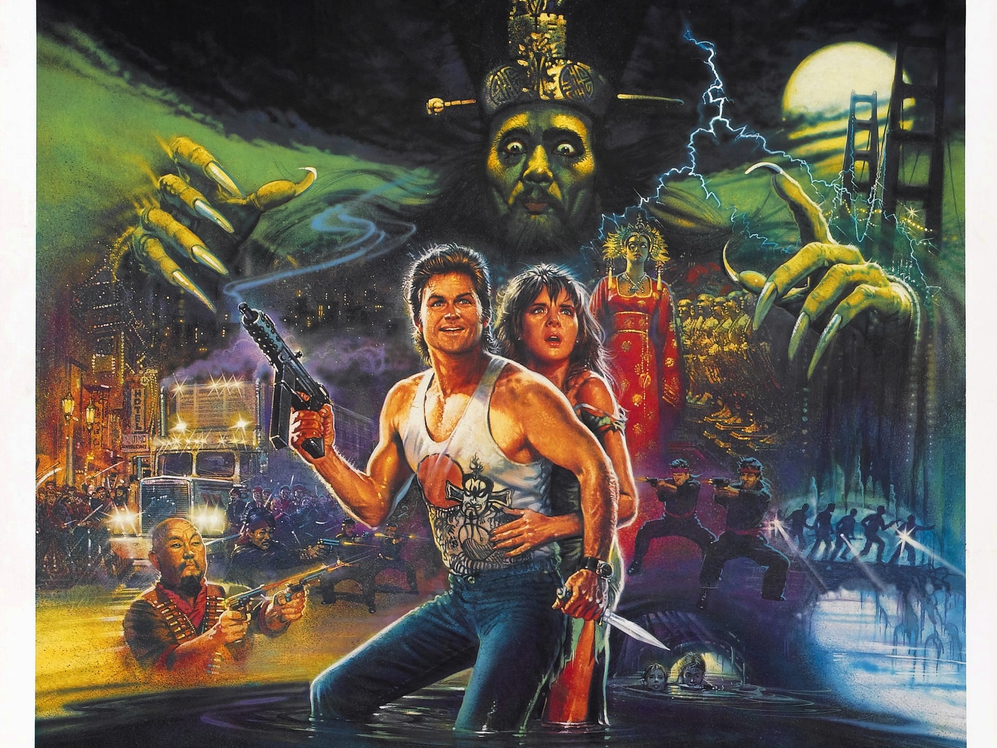 movie, big trouble in little china, kim cattrall, kurt russell