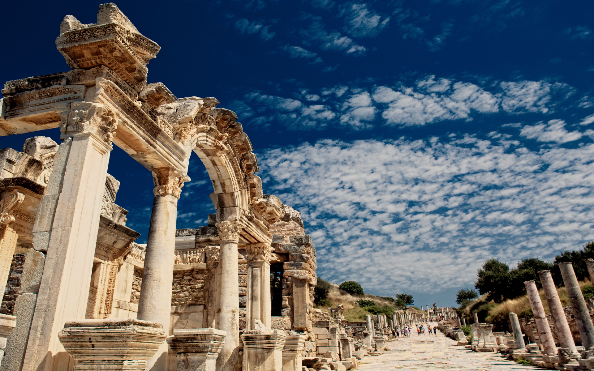 Download mobile wallpaper Ephesus, Monuments, Man Made for free.