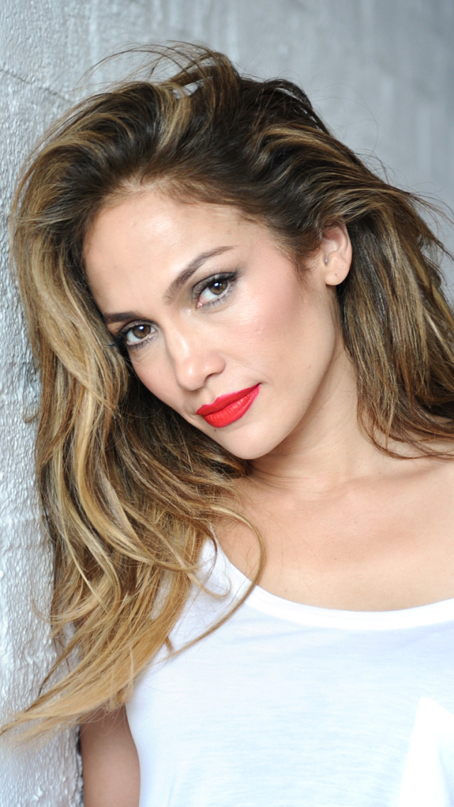 Handy-Wallpaper Jennifer Lopez, Sänger, Brünette, Braune Augen, Berühmtheiten, Darstellerin, Lippenstift kostenlos herunterladen.