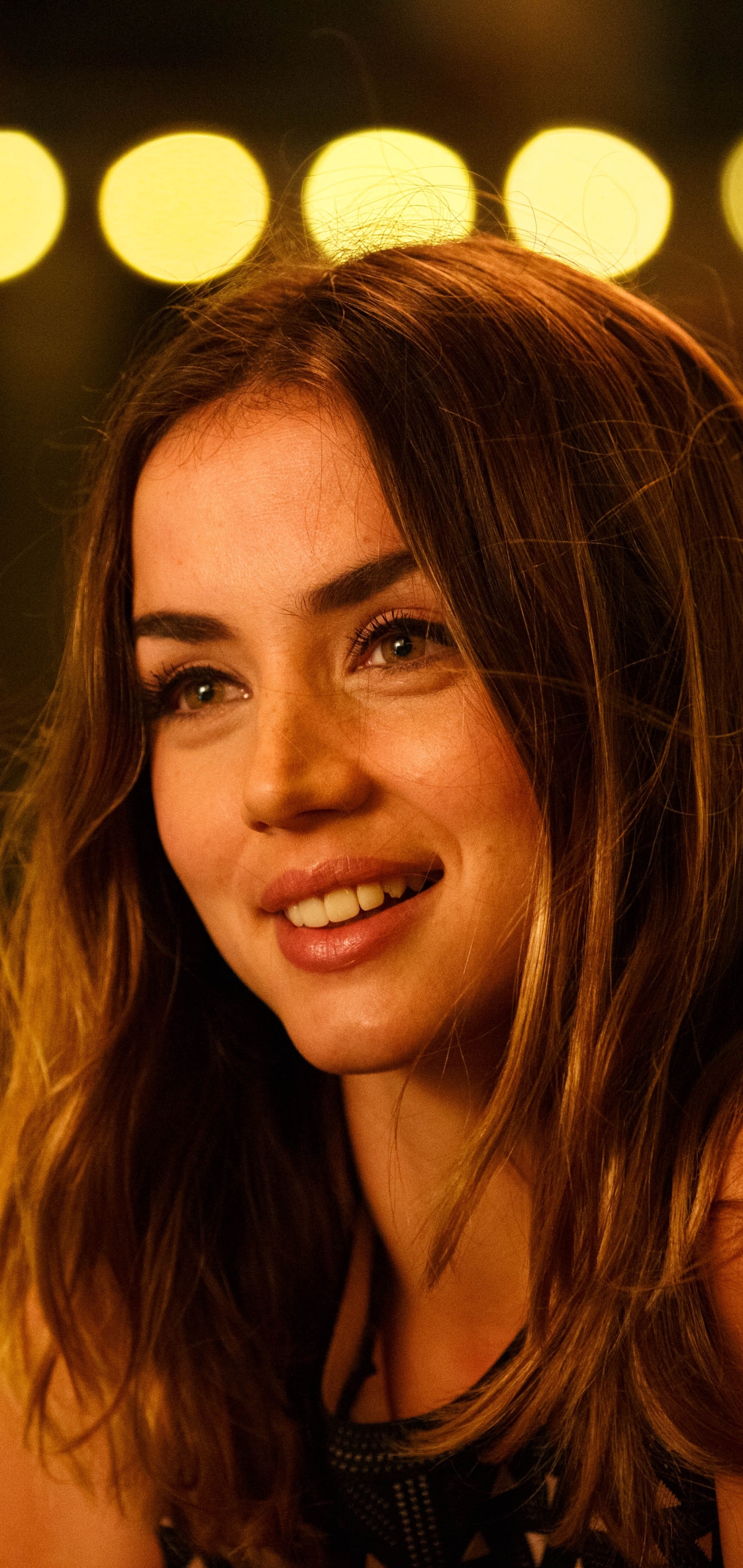 Download mobile wallpaper Smile, Celebrity, Ana De Armas, Overdrive (Movie) for free.