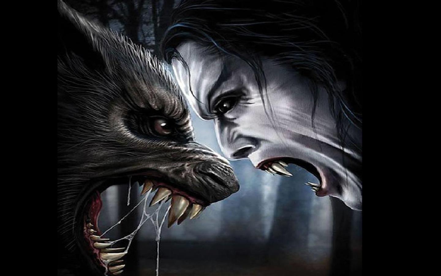 Download mobile wallpaper Fantasy, Dark, Werewolf, Vampire for free.