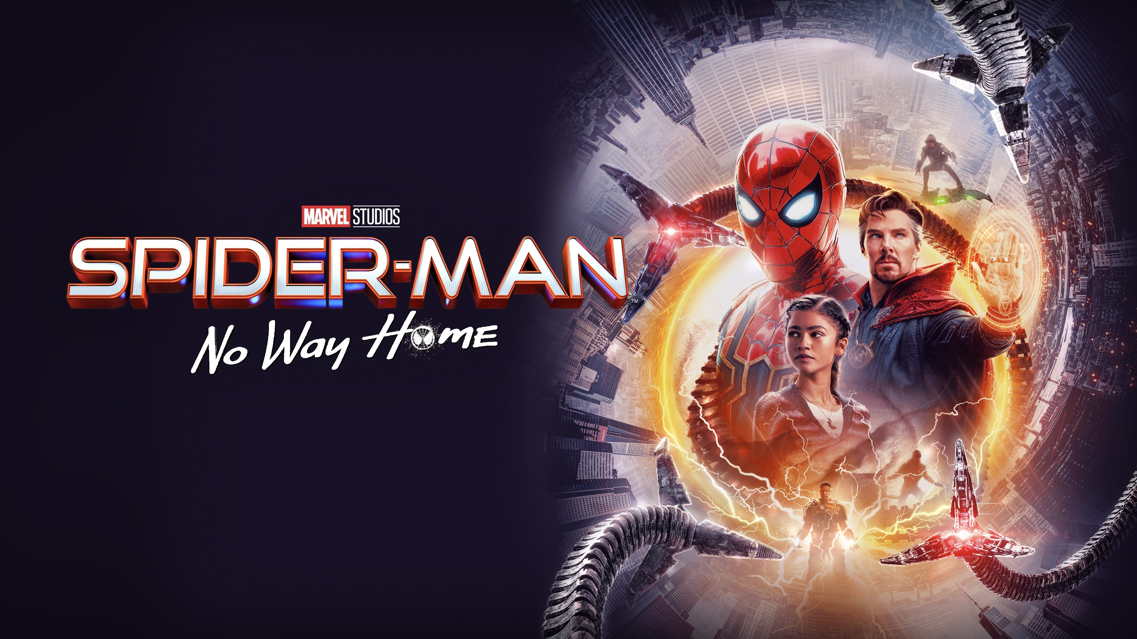Download mobile wallpaper Spider Man, Benedict Cumberbatch, Movie, Doctor Strange, Zendaya, Michelle 'mj' Jones, Spider Man: No Way Home for free.
