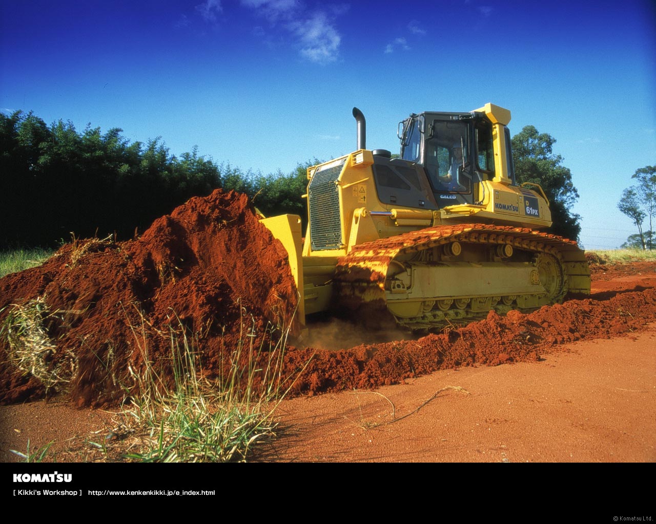 Die besten Komatsu 61Px Planierraupe-Hintergründe für den Telefonbildschirm