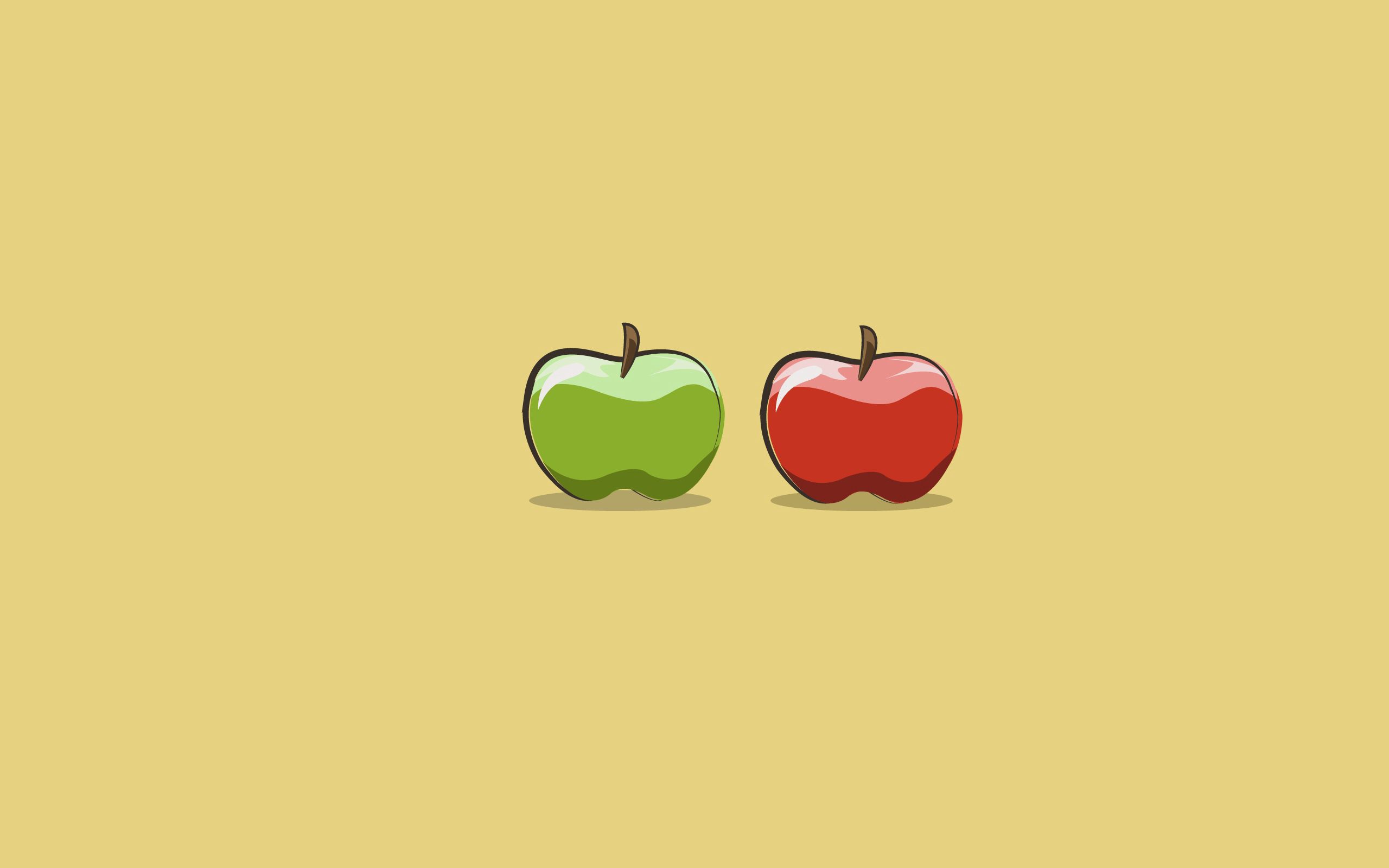 Free download wallpaper Apples, Fruit, Vector on your PC desktop