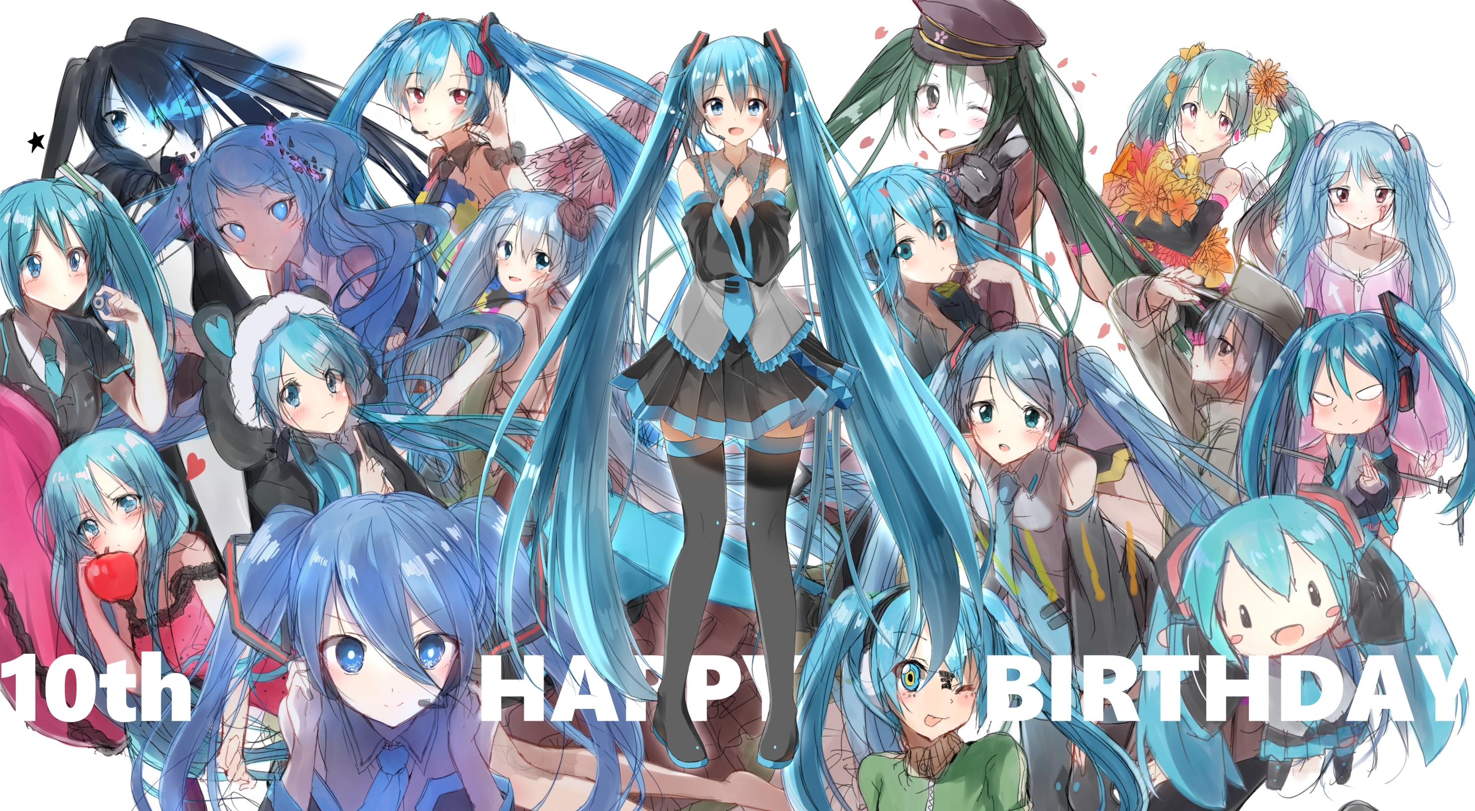 Laden Sie das Vocaloid, Hatsune Miku, Animes-Bild kostenlos auf Ihren PC-Desktop herunter