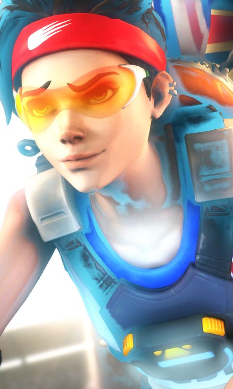 Скачати мобільні шпалери Відеогра, Надзор, Tracer (Overwatch) безкоштовно.