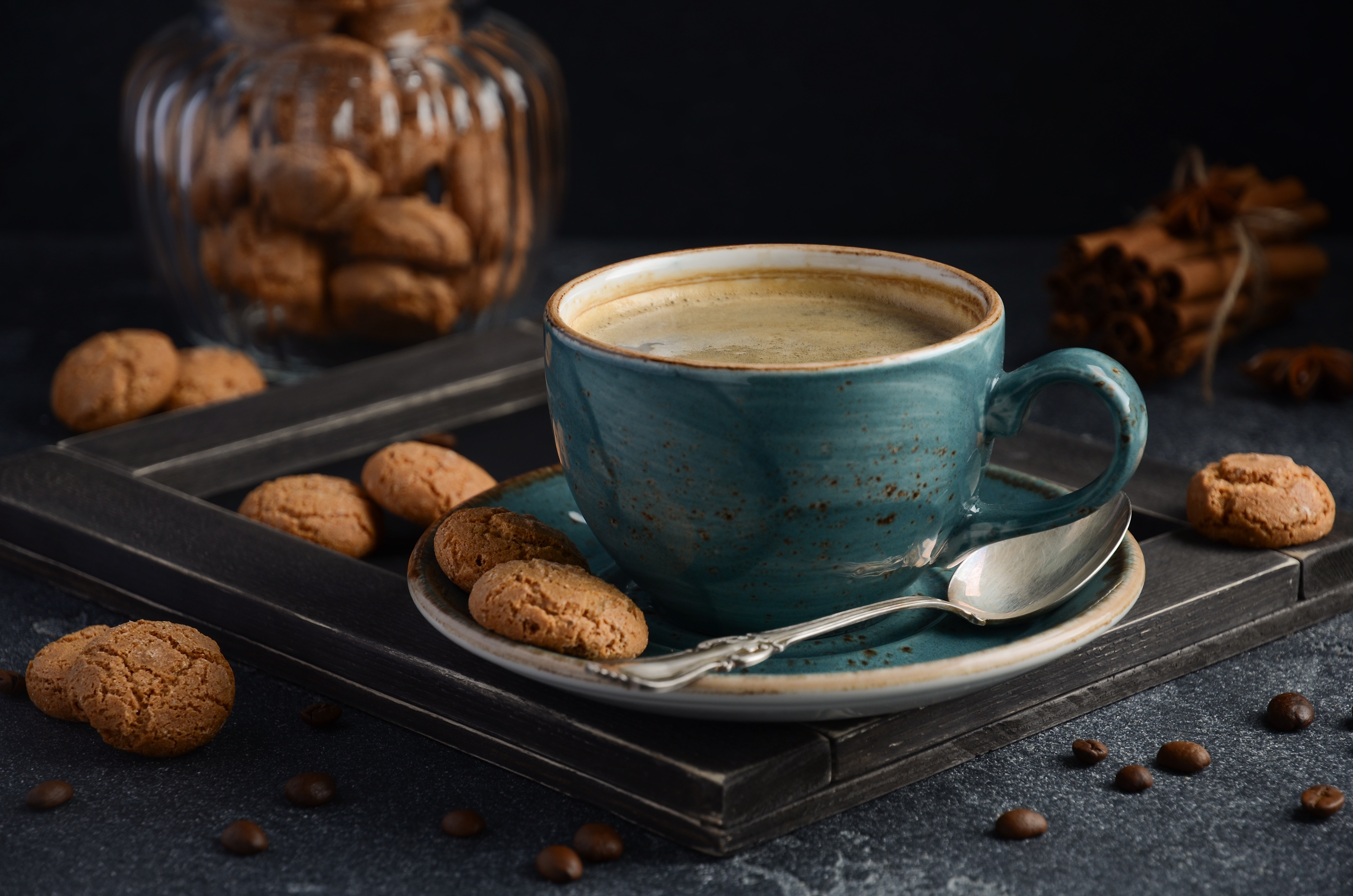 Free download wallpaper Food, Coffee, Still Life, Cup, Cookie on your PC desktop