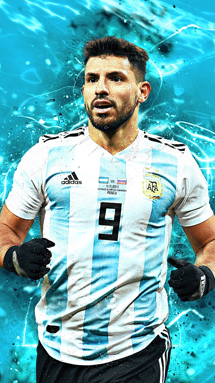 Download mobile wallpaper Sports, Soccer, Sergio Agüero, Argentinian, Kun Aguero for free.