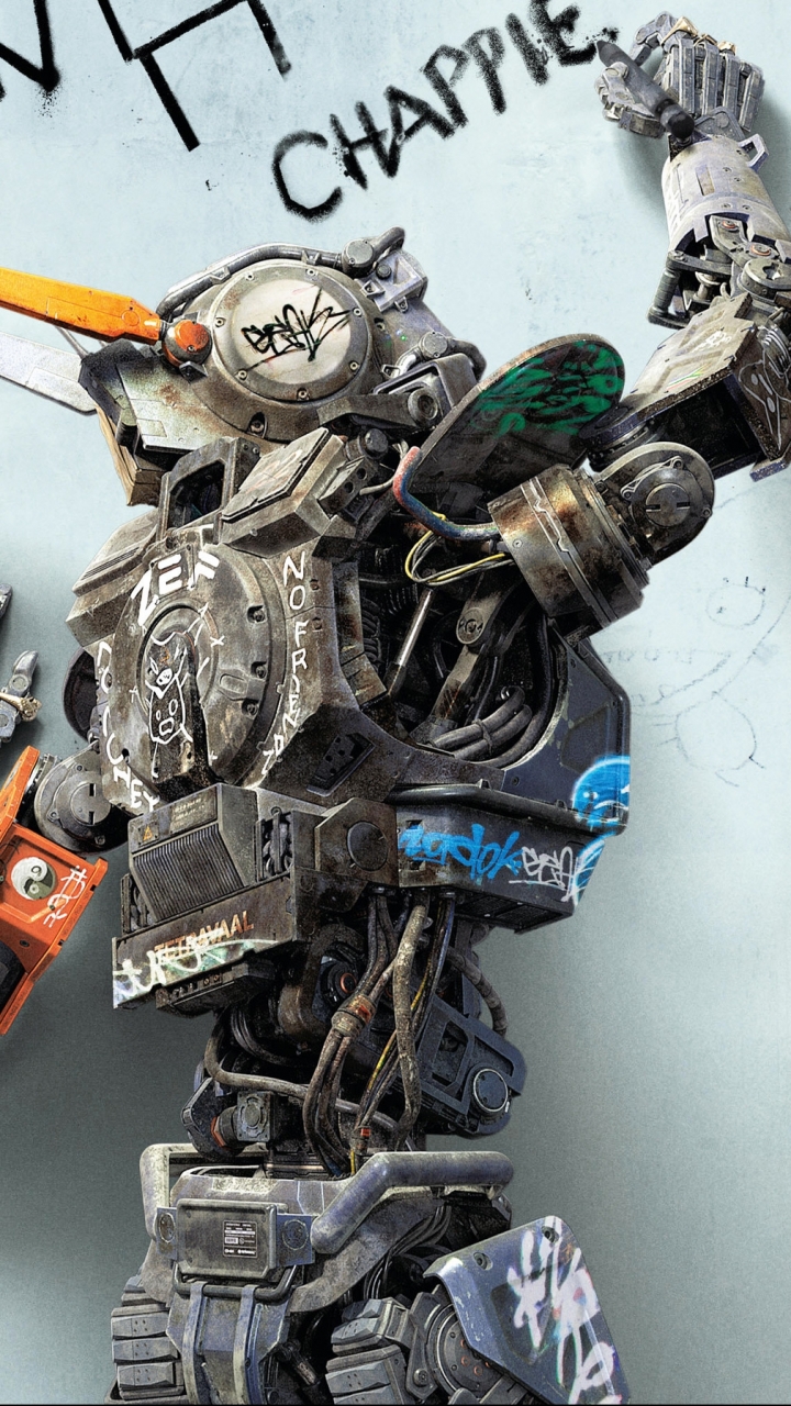 Handy-Wallpaper Filme, Chappie kostenlos herunterladen.