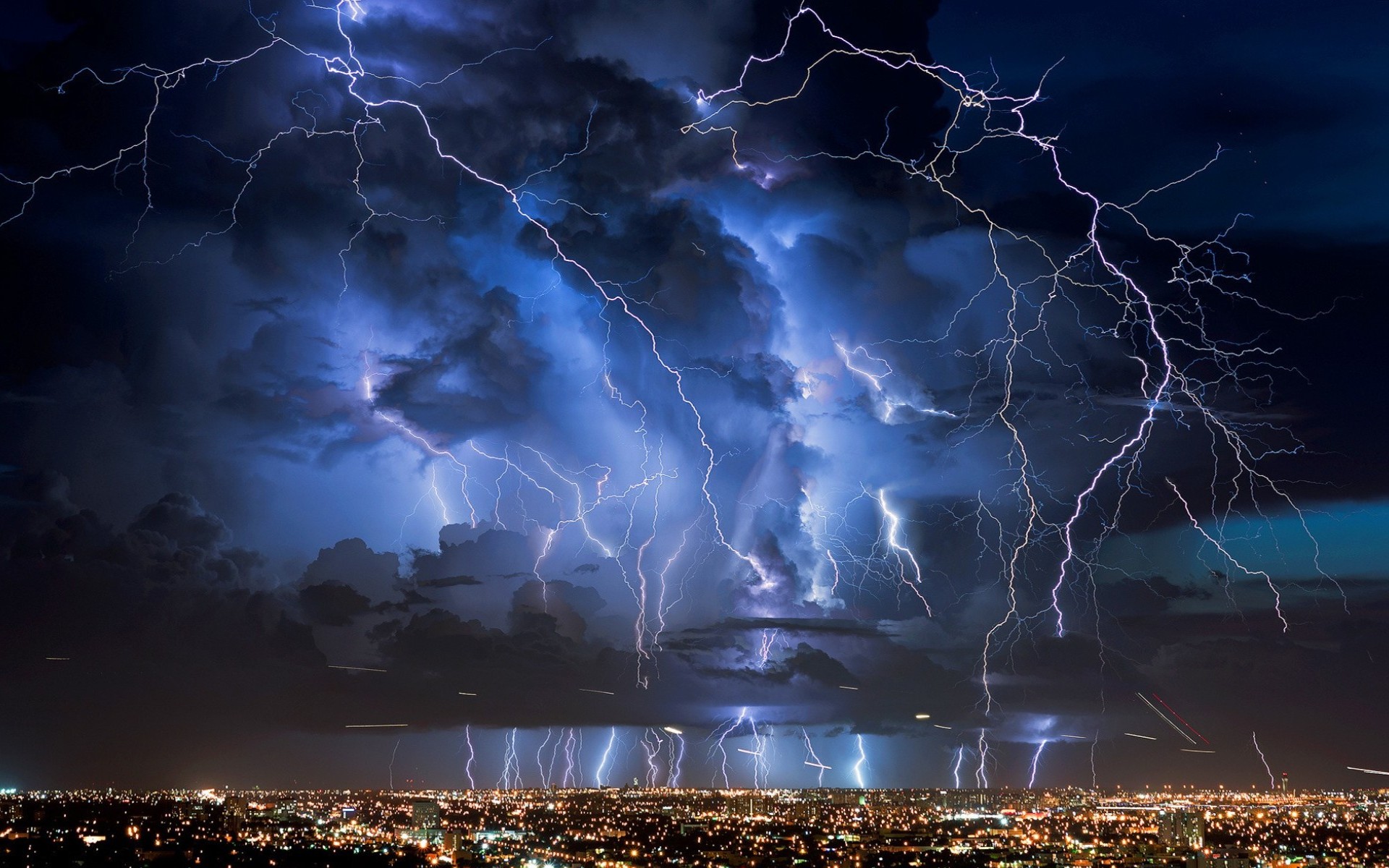 Free download wallpaper Lightning, Photography on your PC desktop