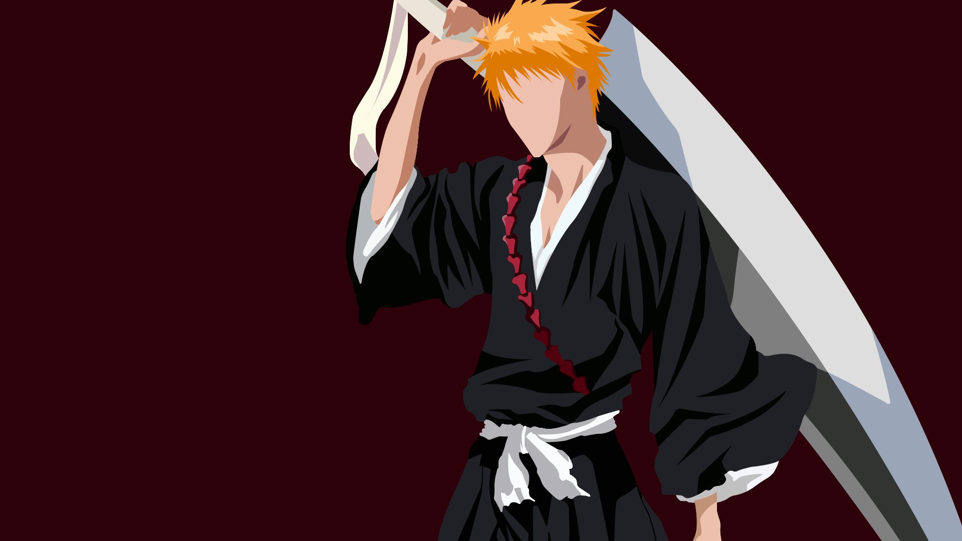 Laden Sie das Bleach, Animes, Ichigo Kurosaki, Zangetsu (Bleichmittel)-Bild kostenlos auf Ihren PC-Desktop herunter