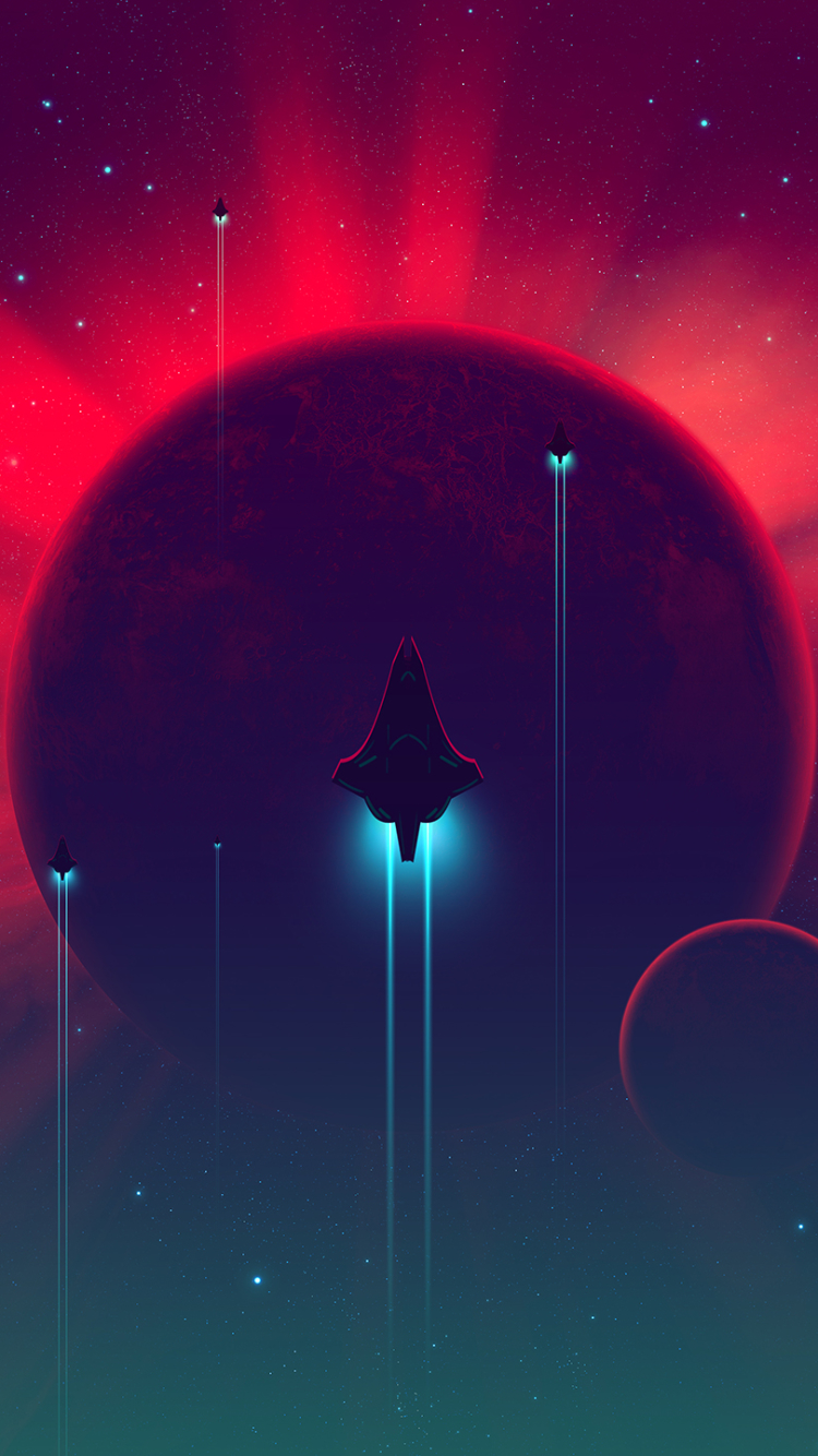 Download mobile wallpaper Space, Planet, Sci Fi, Spaceship for free.