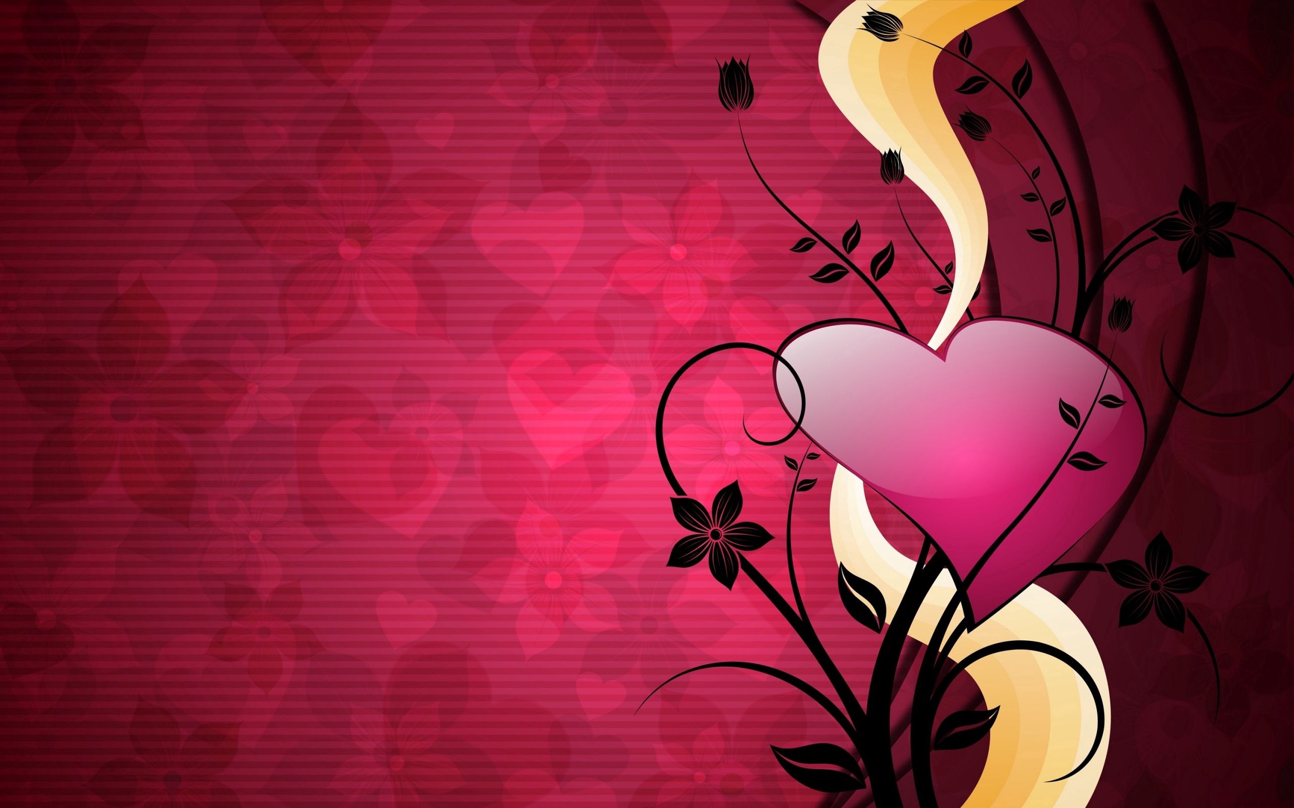 Free download wallpaper Heart, Lines, Bright, Background, Love, Vector on your PC desktop