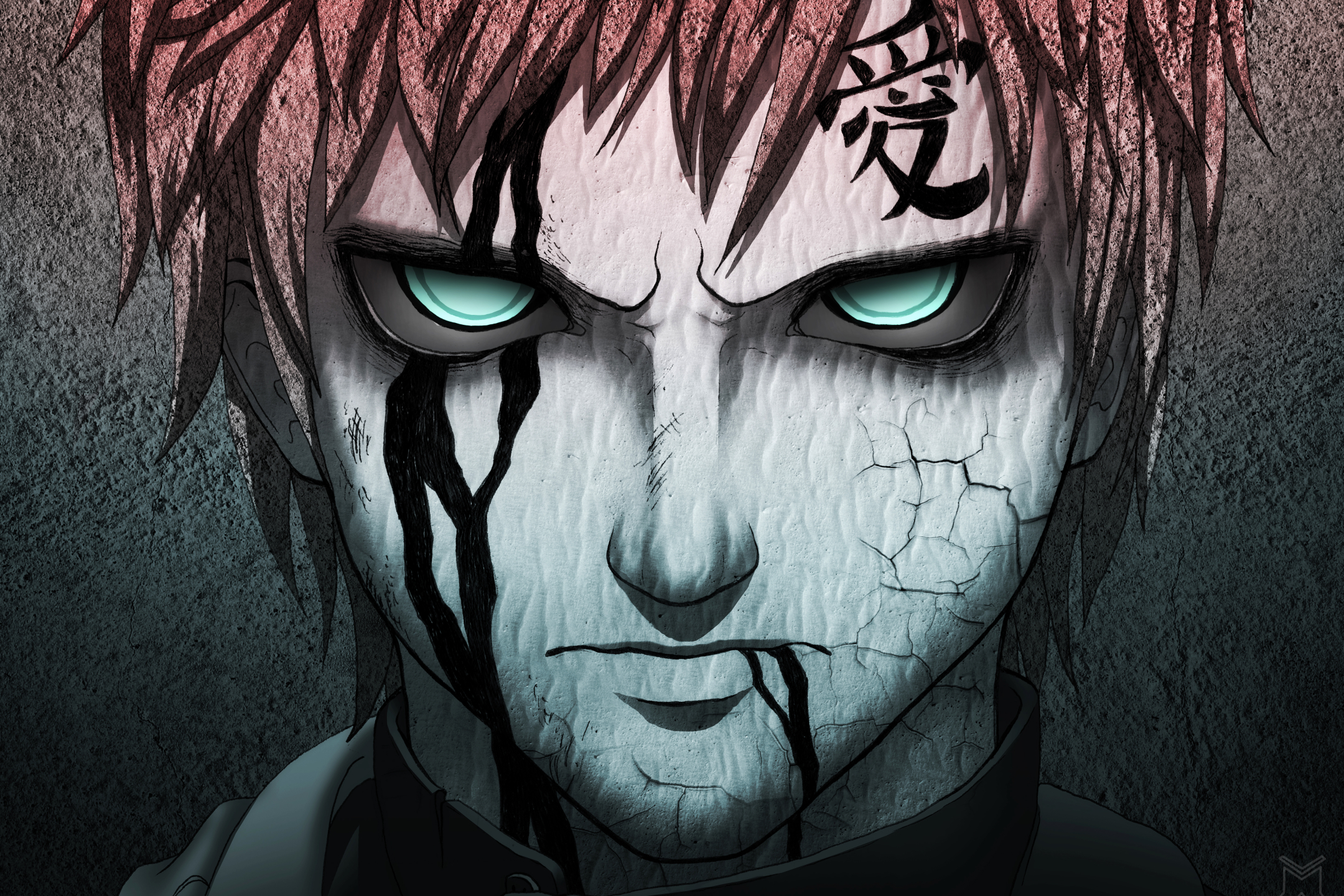 Descarga gratuita de fondo de pantalla para móvil de Naruto, Tatuaje, Ojos Verdes, Animado, Gaara (Naruto).